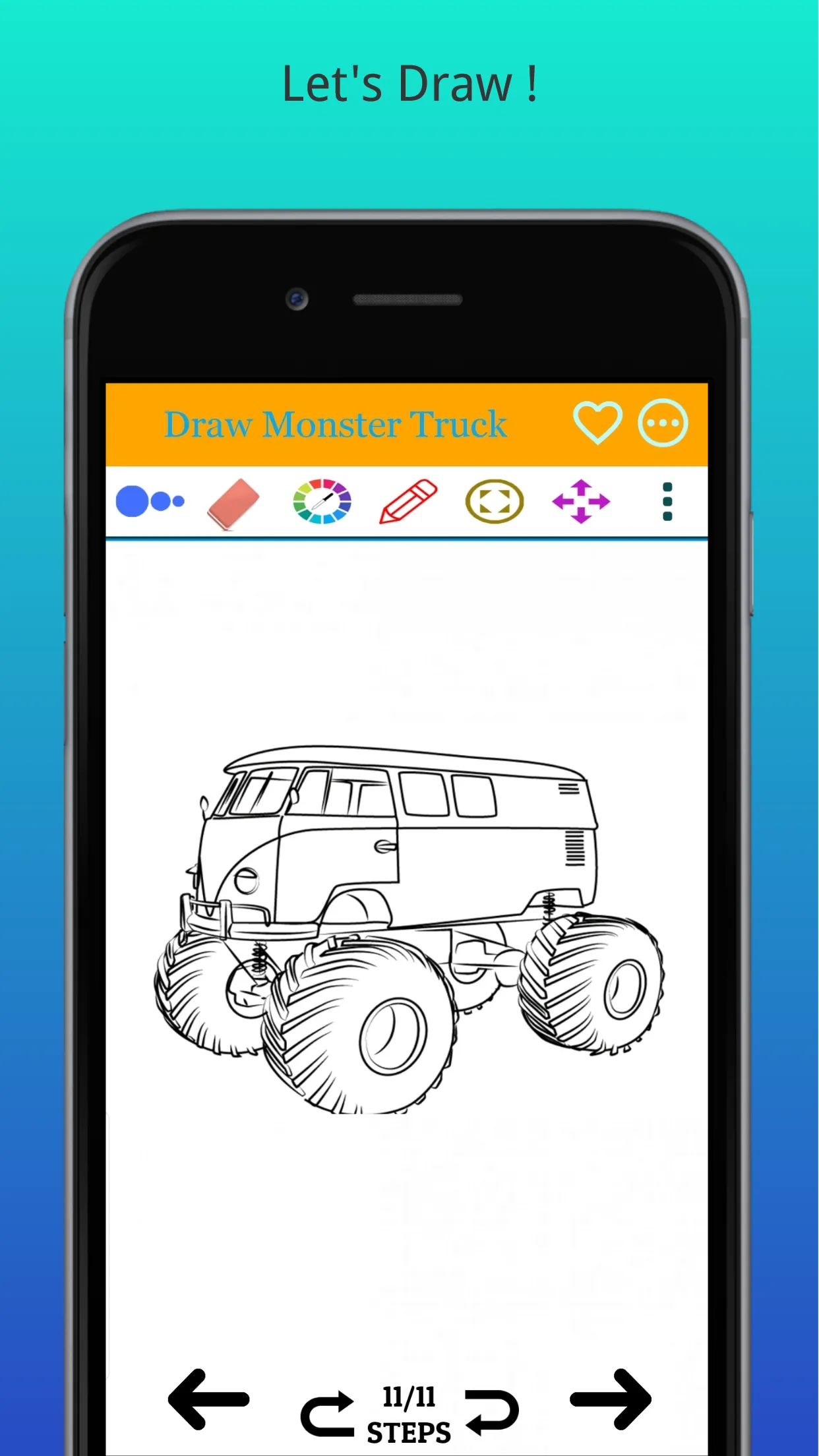 How to Draw Monster Truck Easy | Indus Appstore | Screenshot