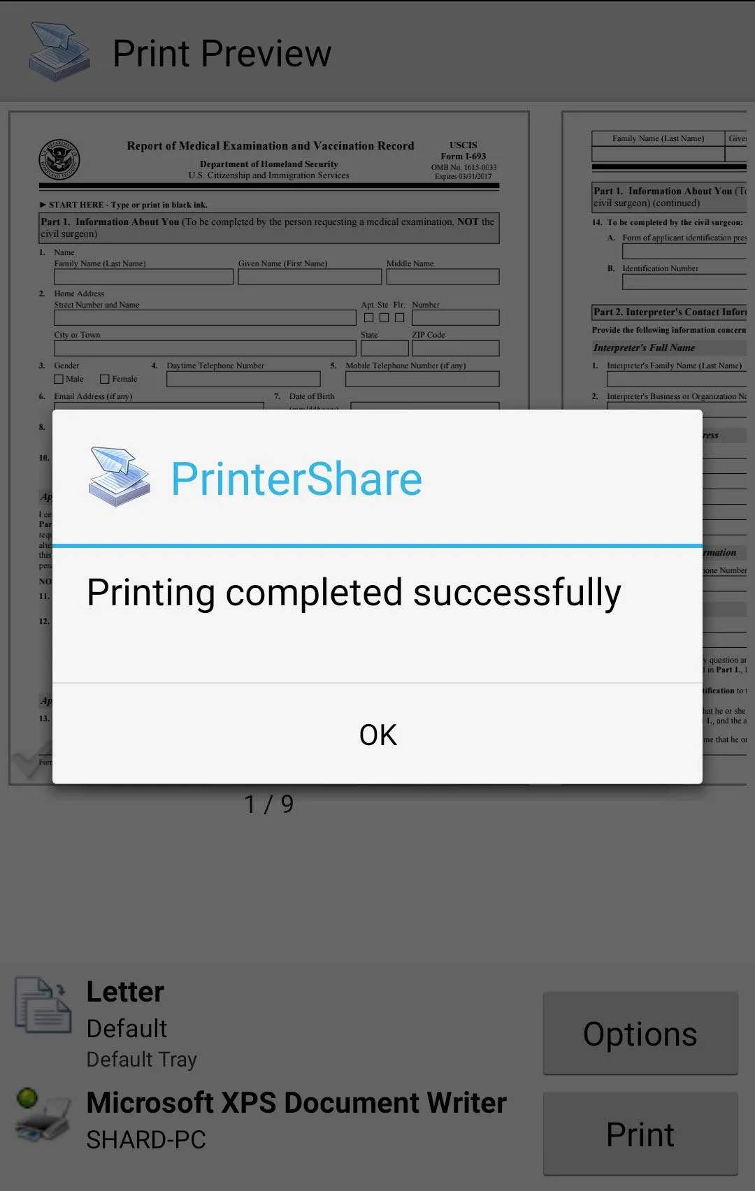 PrinterShare Mobile Print | Indus Appstore | Screenshot