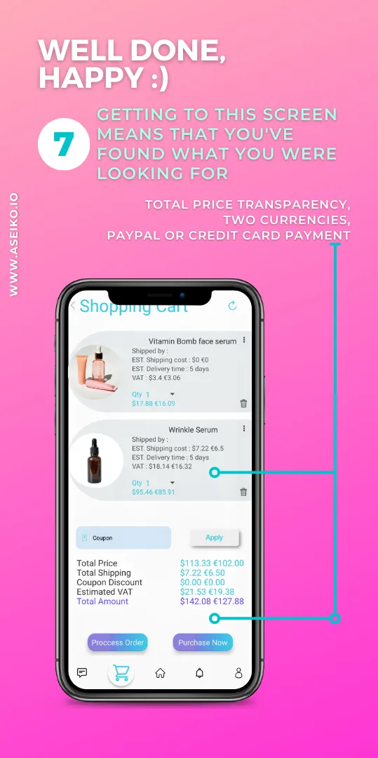 ASEIKO SKIN® AI Shopping Guide | Indus Appstore | Screenshot