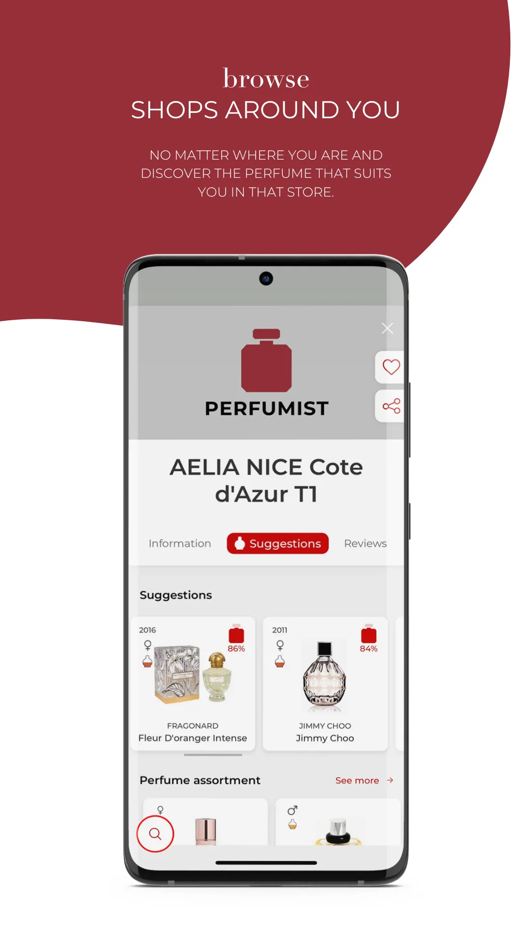 PERFUMIST Perfumes Advisor | Indus Appstore | Screenshot