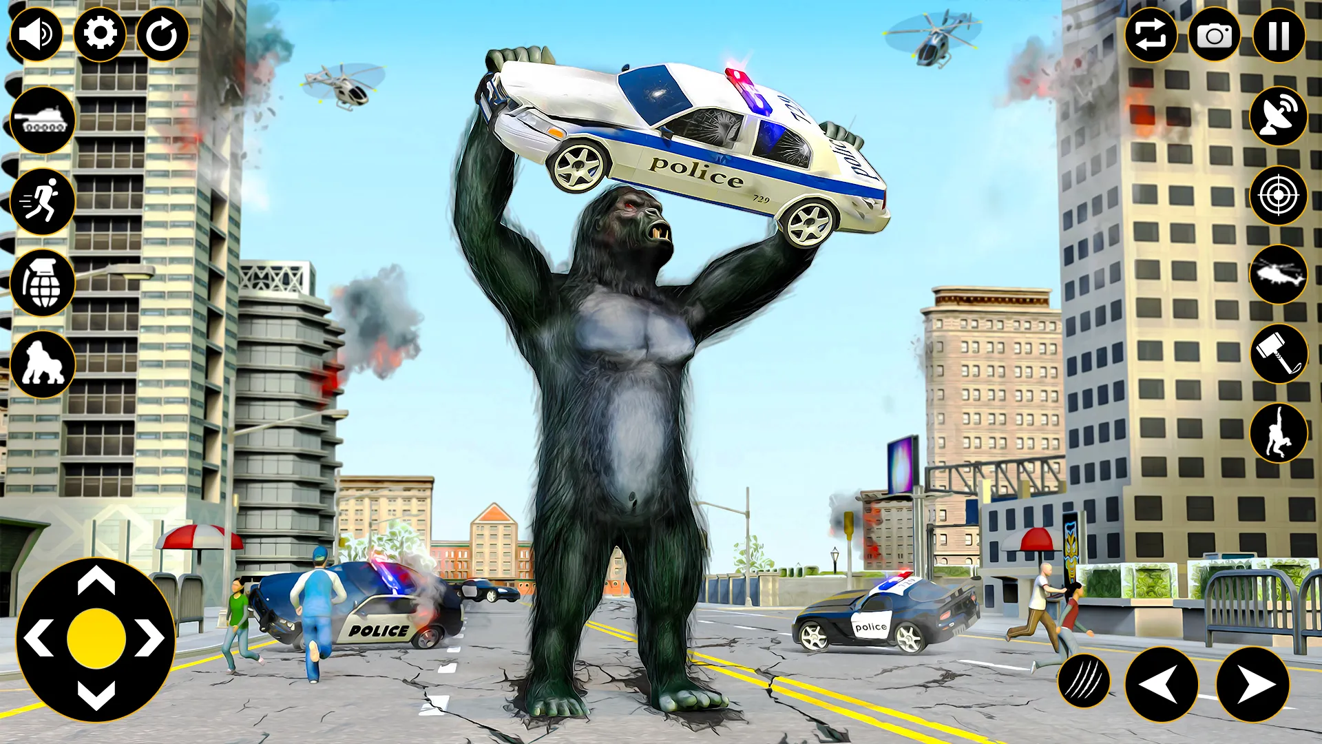 Gorilla Smash City Attack Game | Indus Appstore | Screenshot