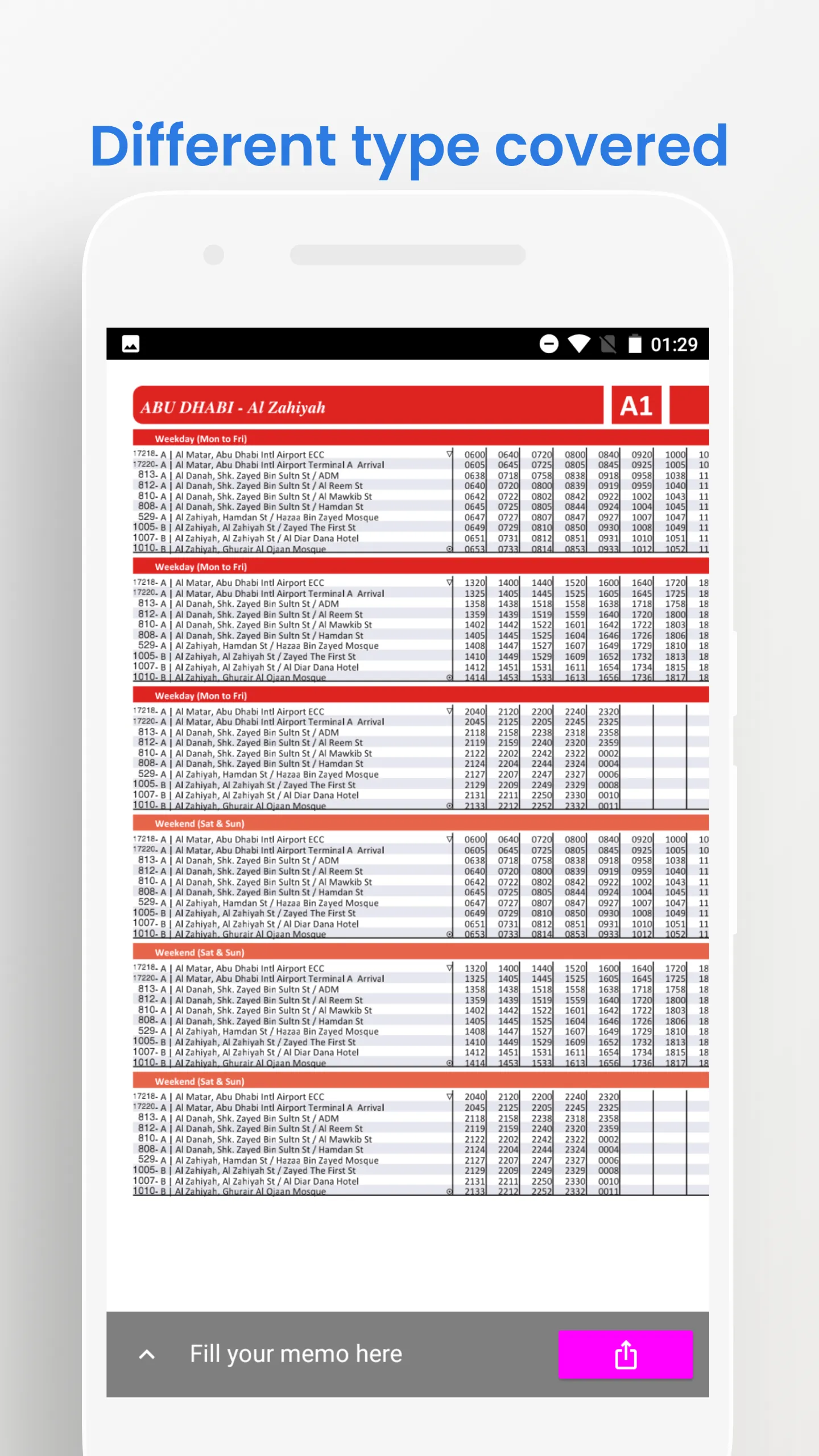 Abu Dhabi Bus Travel Guide | Indus Appstore | Screenshot