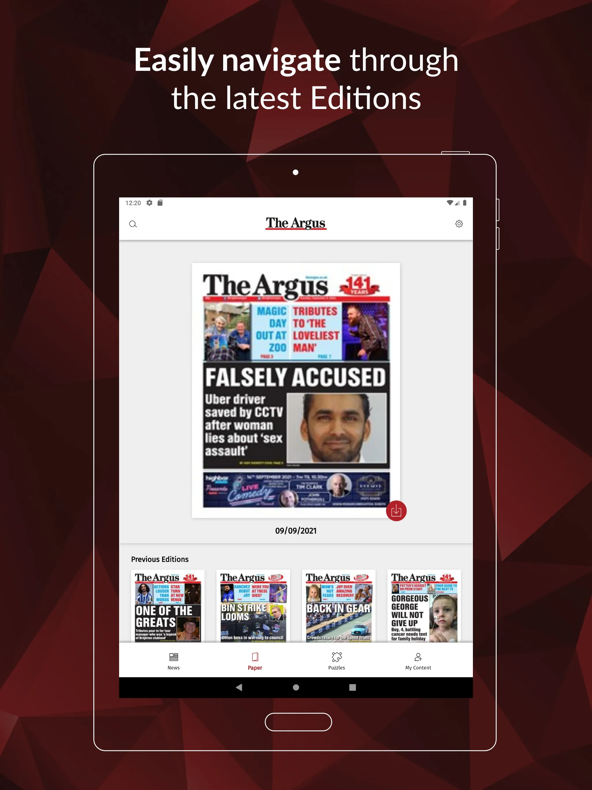 The Argus | Indus Appstore | Screenshot