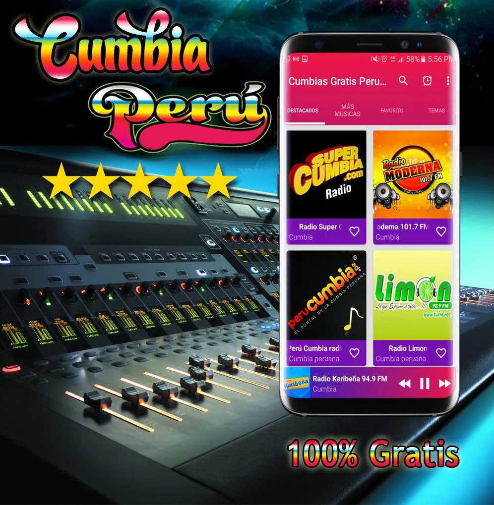 Cumbias Peruanas | Indus Appstore | Screenshot