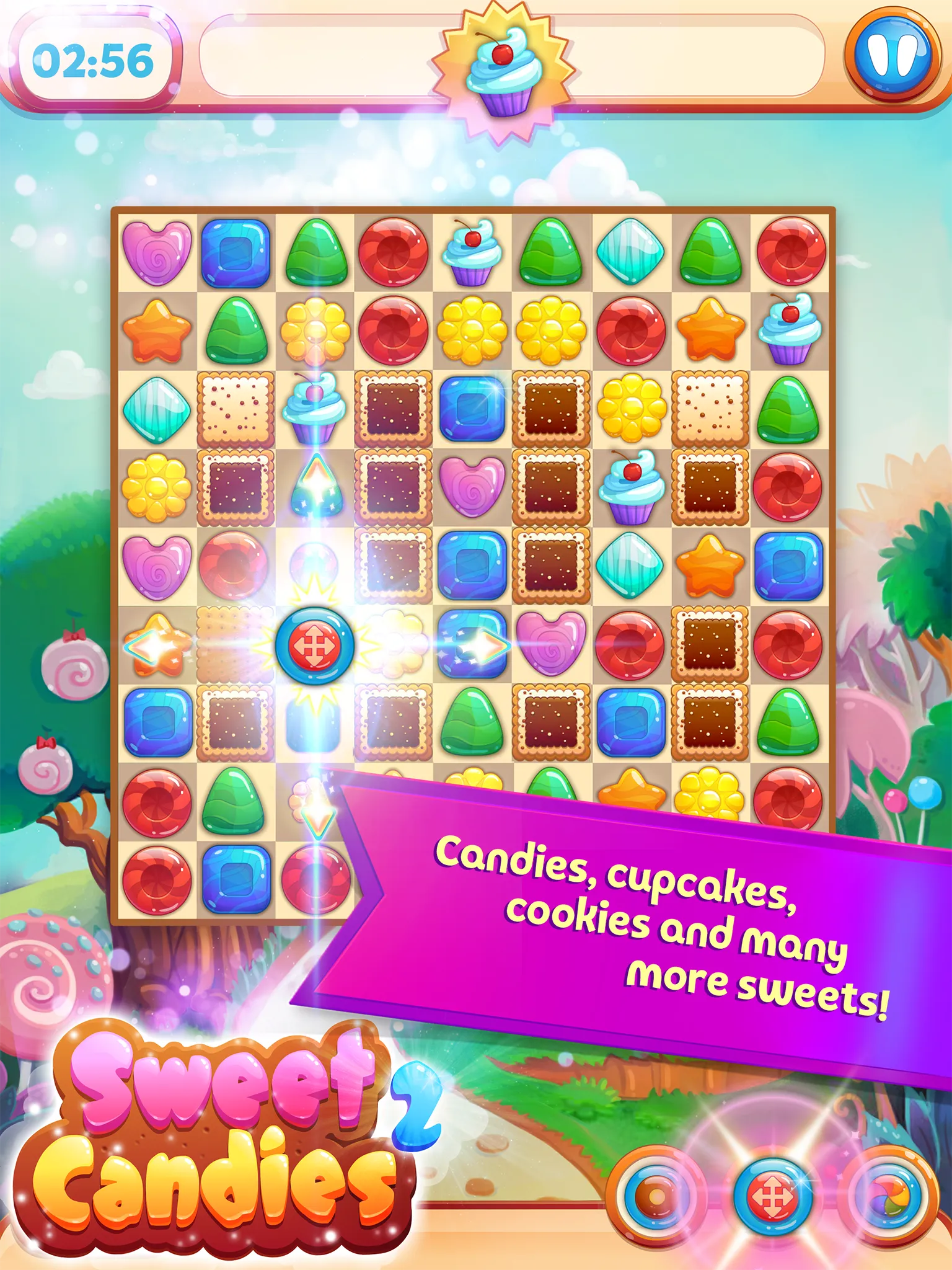 Sweet Candies 2 - Match 3 | Indus Appstore | Screenshot