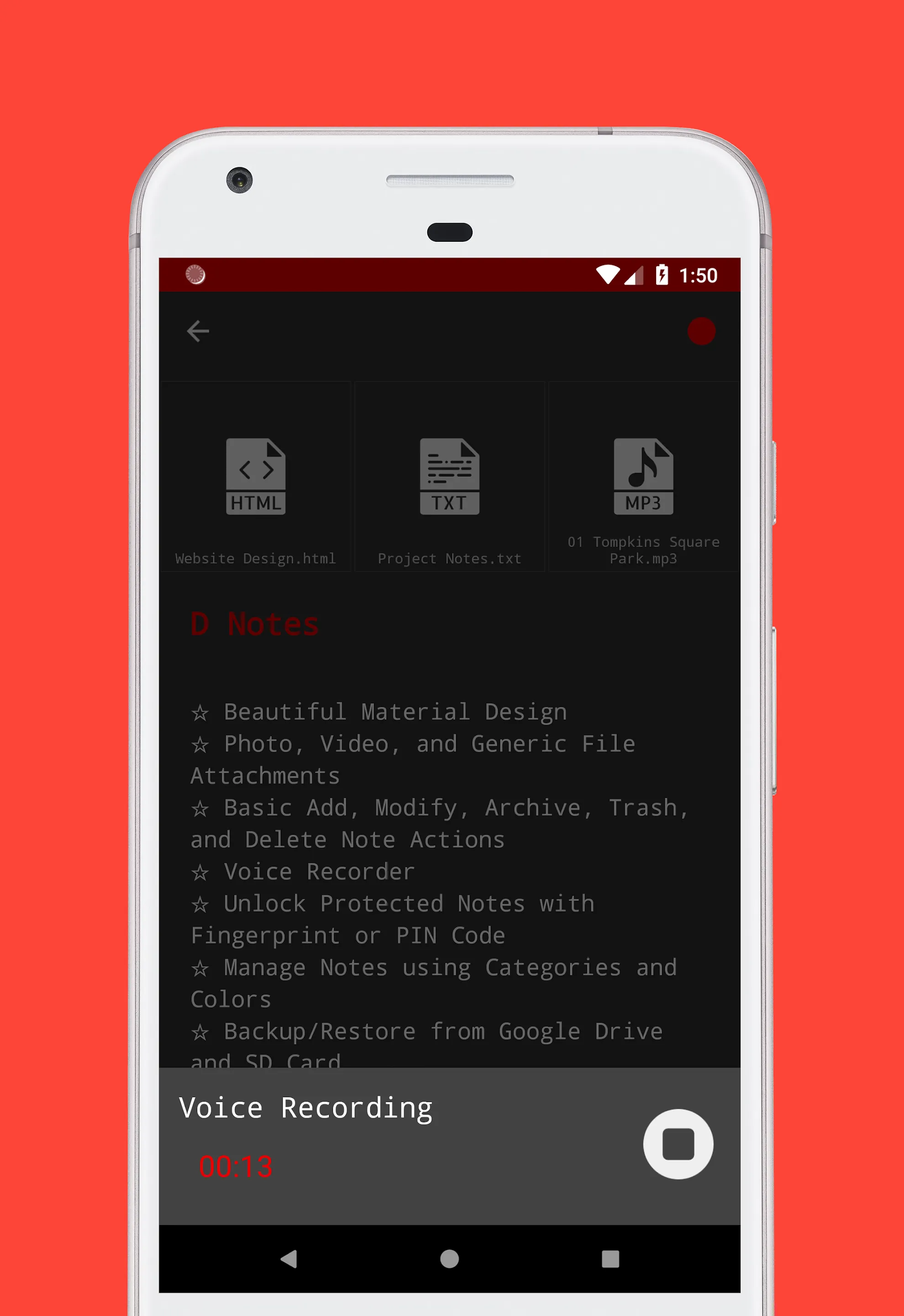 D Notes - notes and lists | Indus Appstore | Screenshot