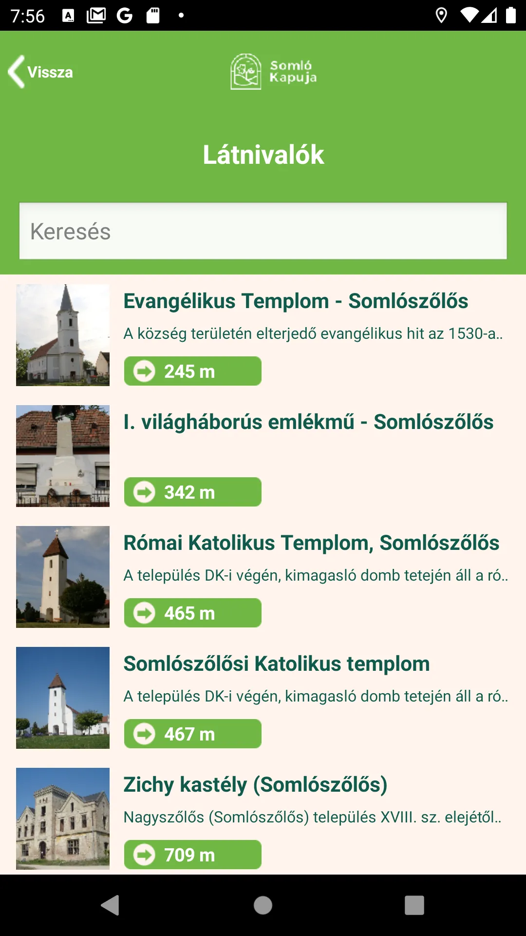 Somló GUIDE@HAND | Indus Appstore | Screenshot