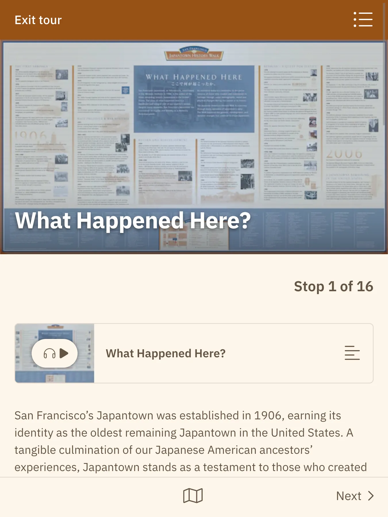 SF Japantown History Walk | Indus Appstore | Screenshot