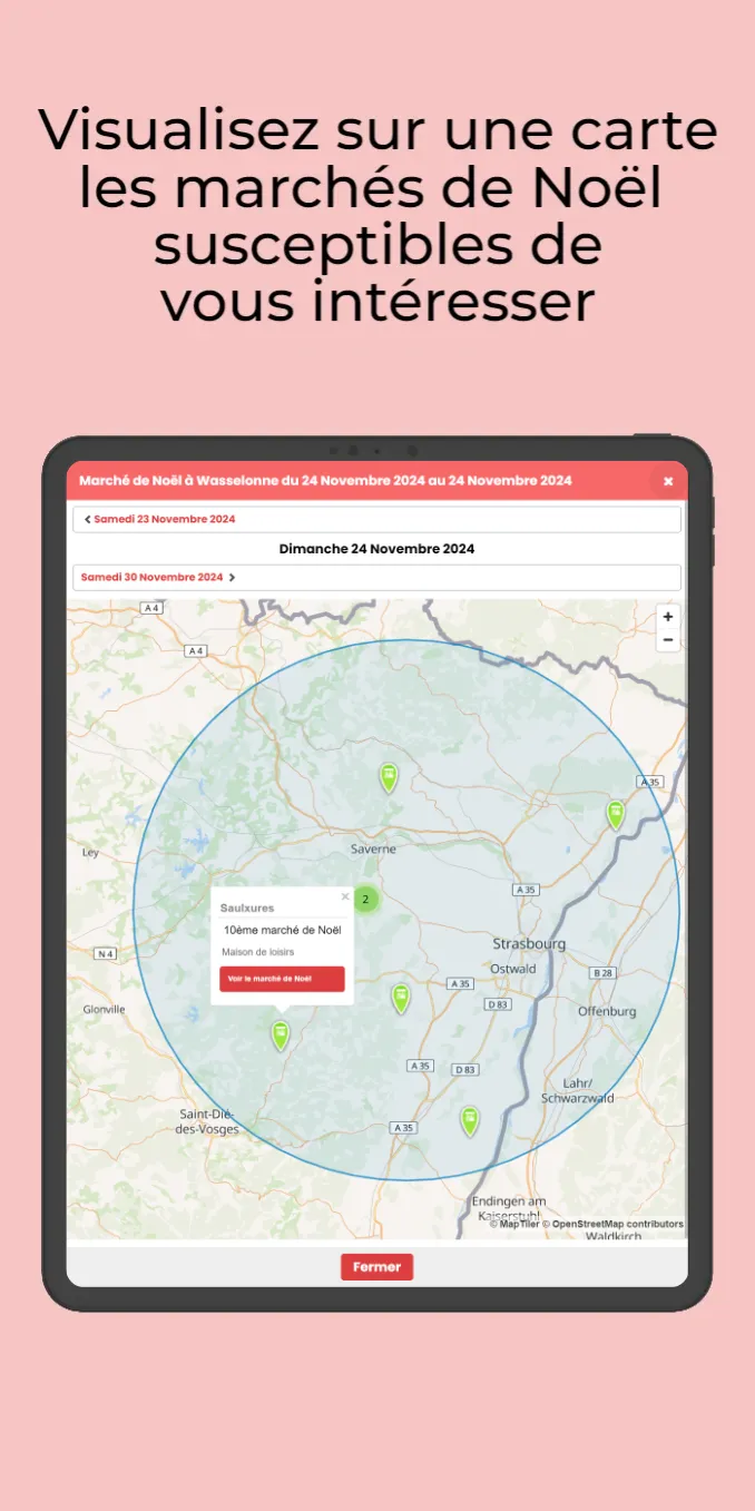 Agenda des marchés de Noël | Indus Appstore | Screenshot