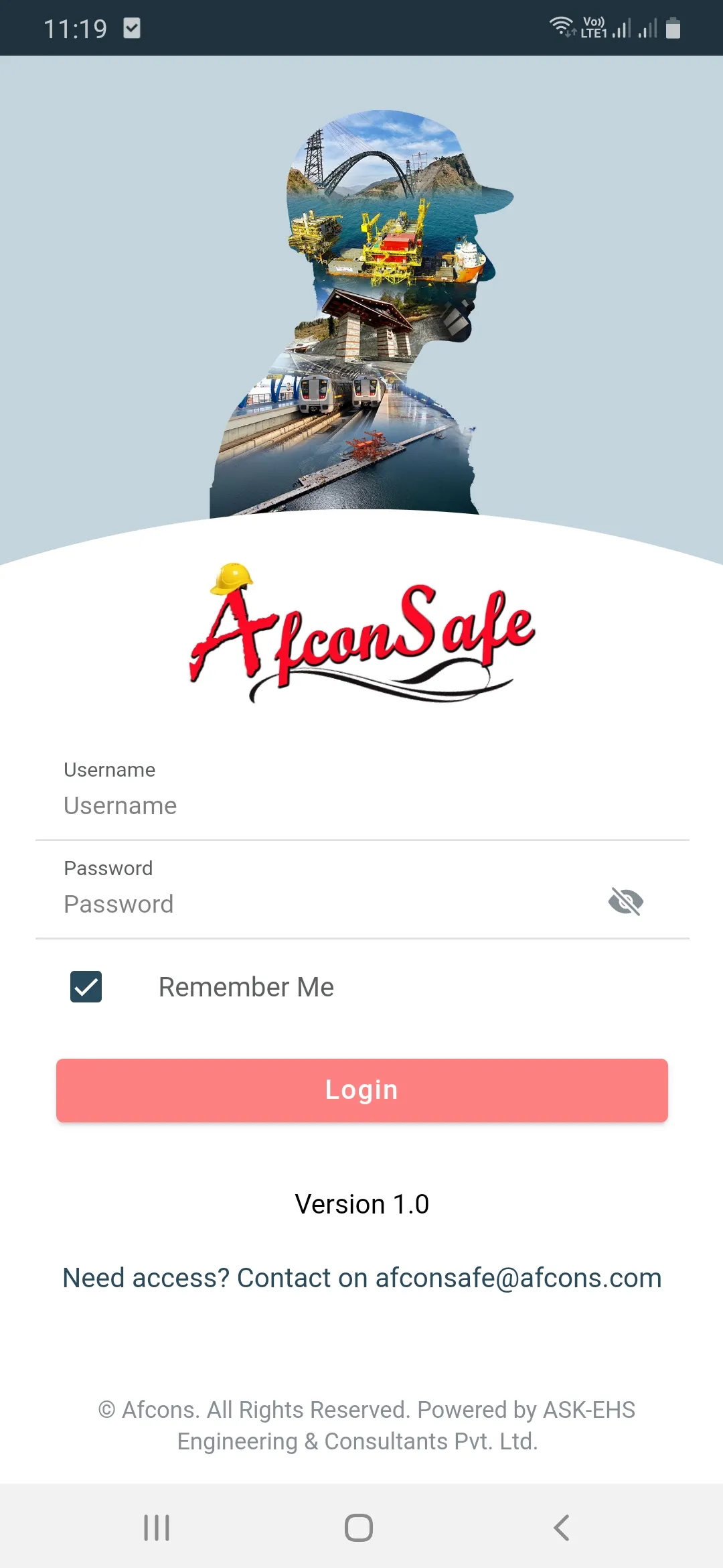 AfconSafe | Indus Appstore | Screenshot