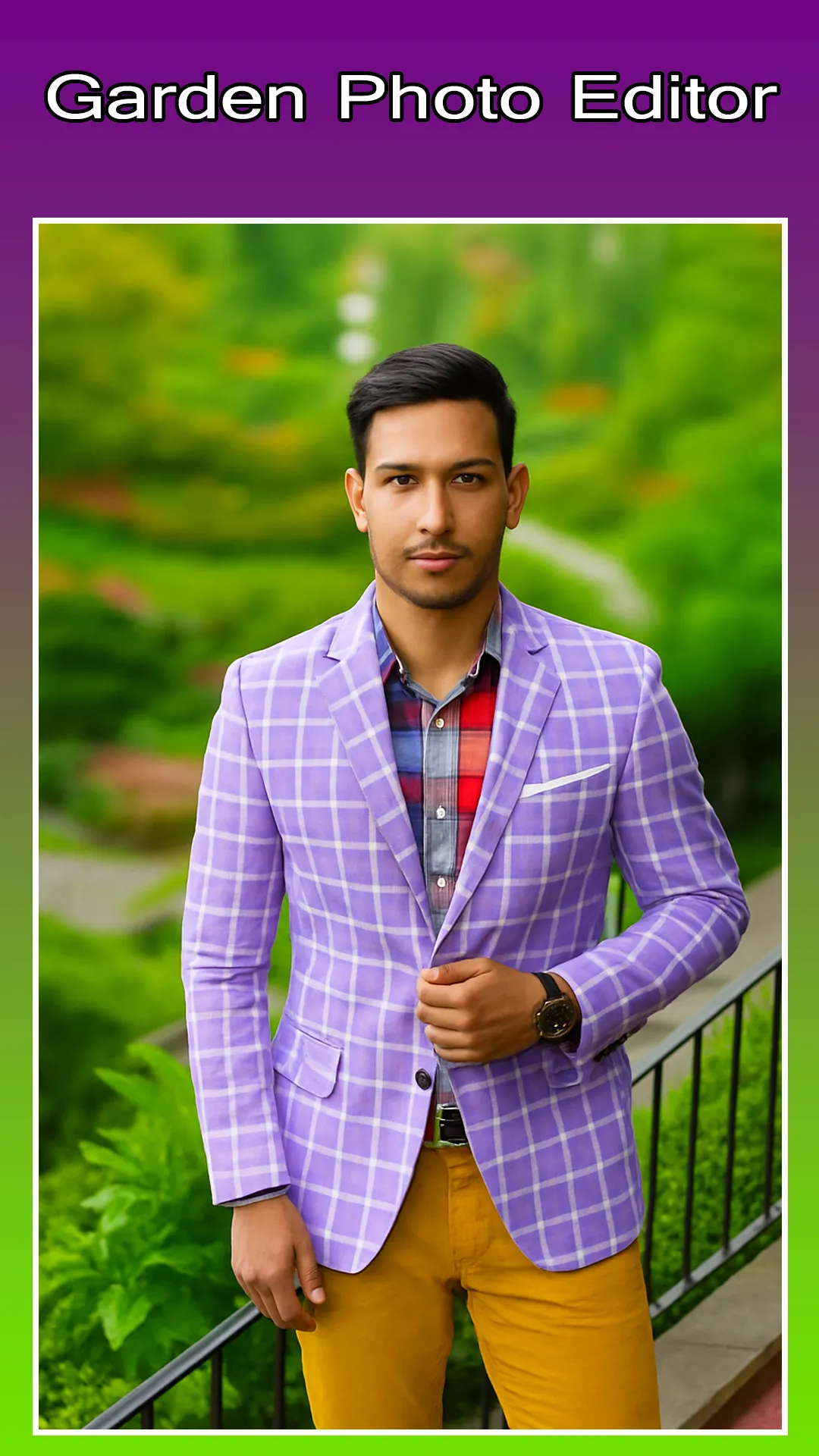 Garden photo frames / Editor | Indus Appstore | Screenshot