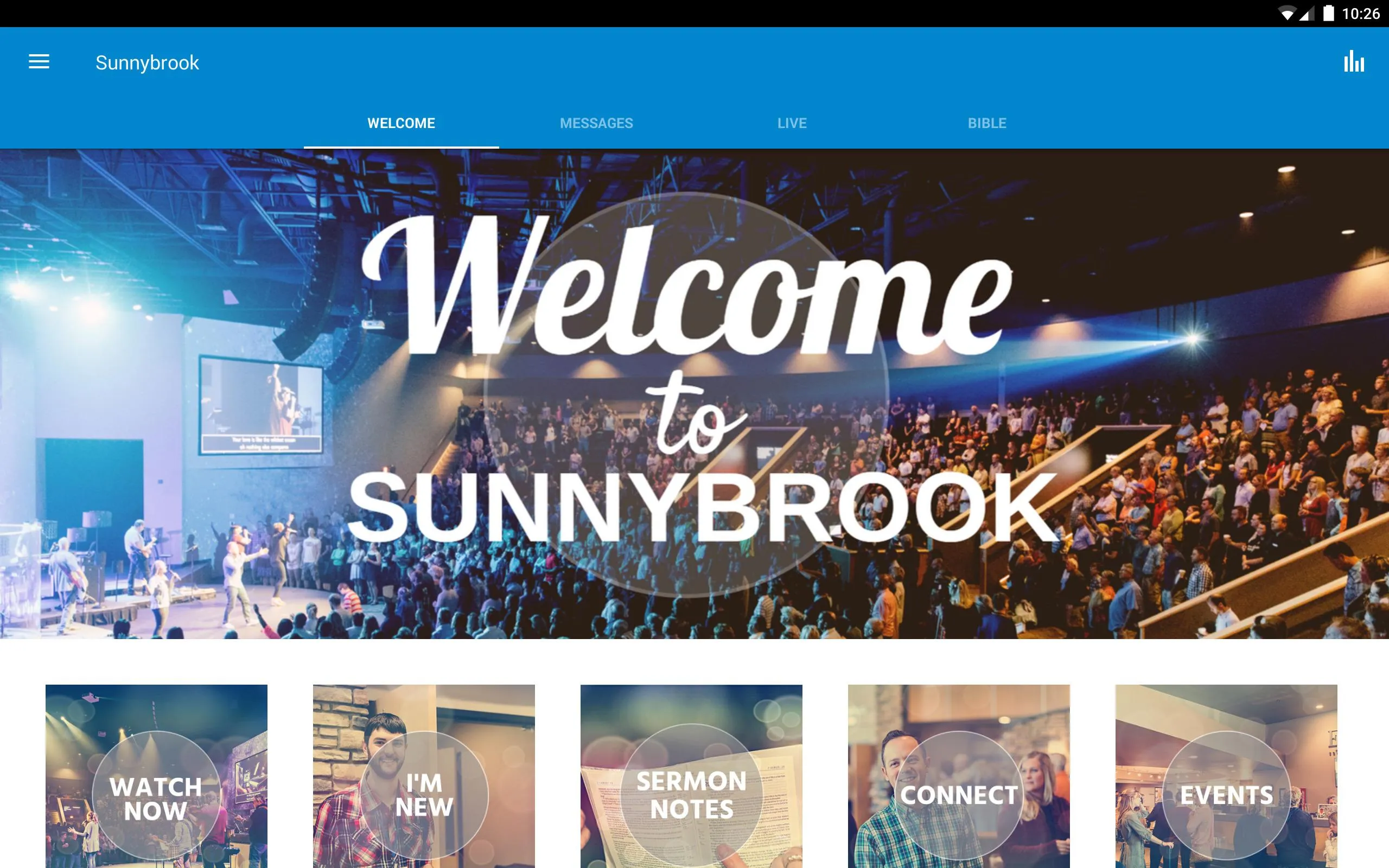 Sunnybrook Church App | Indus Appstore | Screenshot