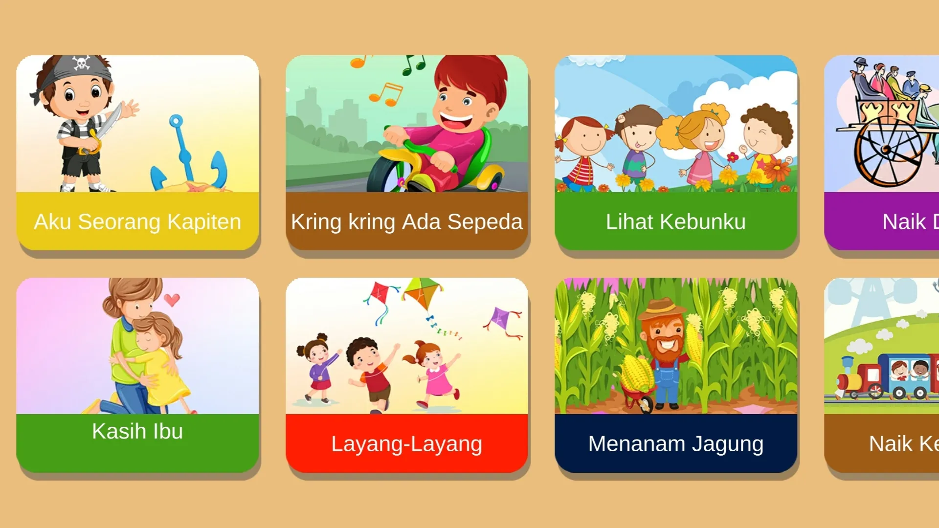 Video Lagu Anak Anak Indonesia | Indus Appstore | Screenshot