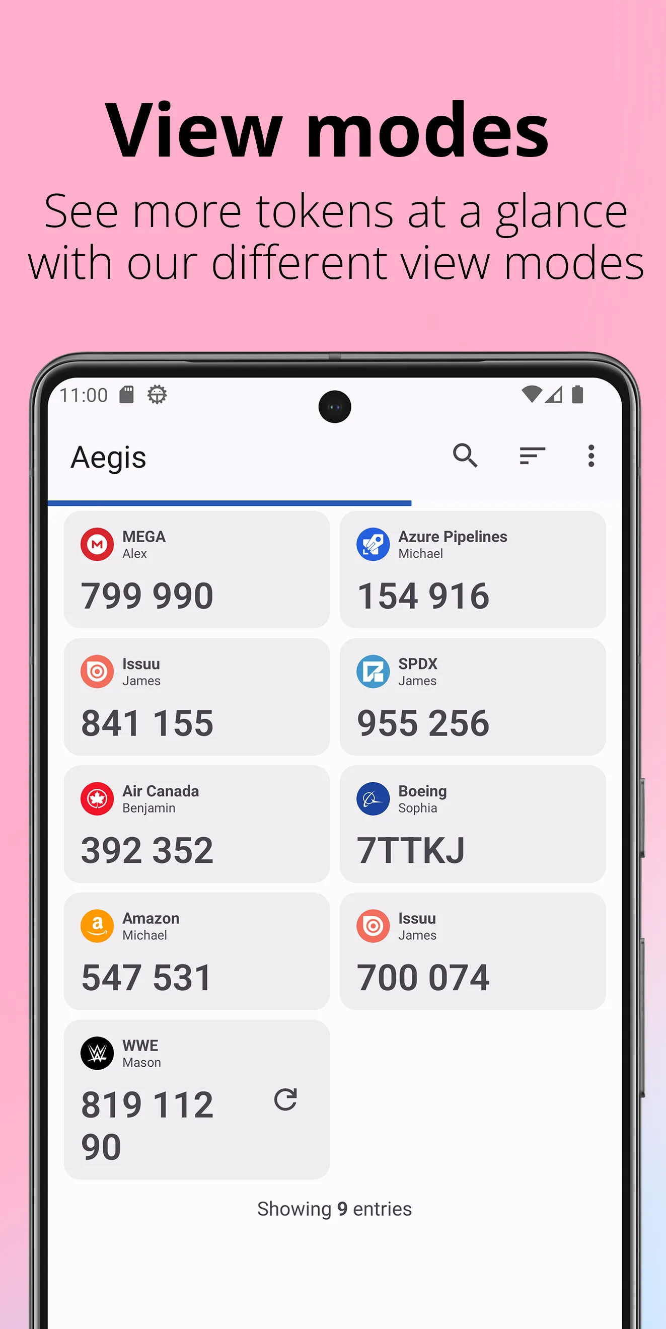 Aegis Authenticator - 2FA App | Indus Appstore | Screenshot