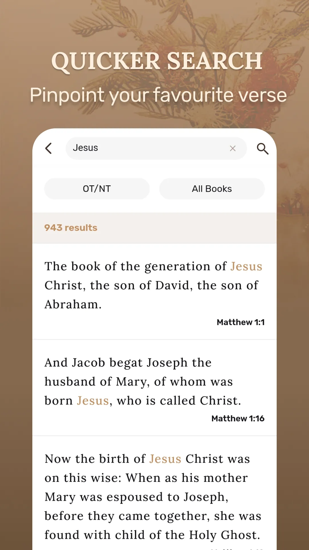 Holy Bible - KJV+Verse | Indus Appstore | Screenshot