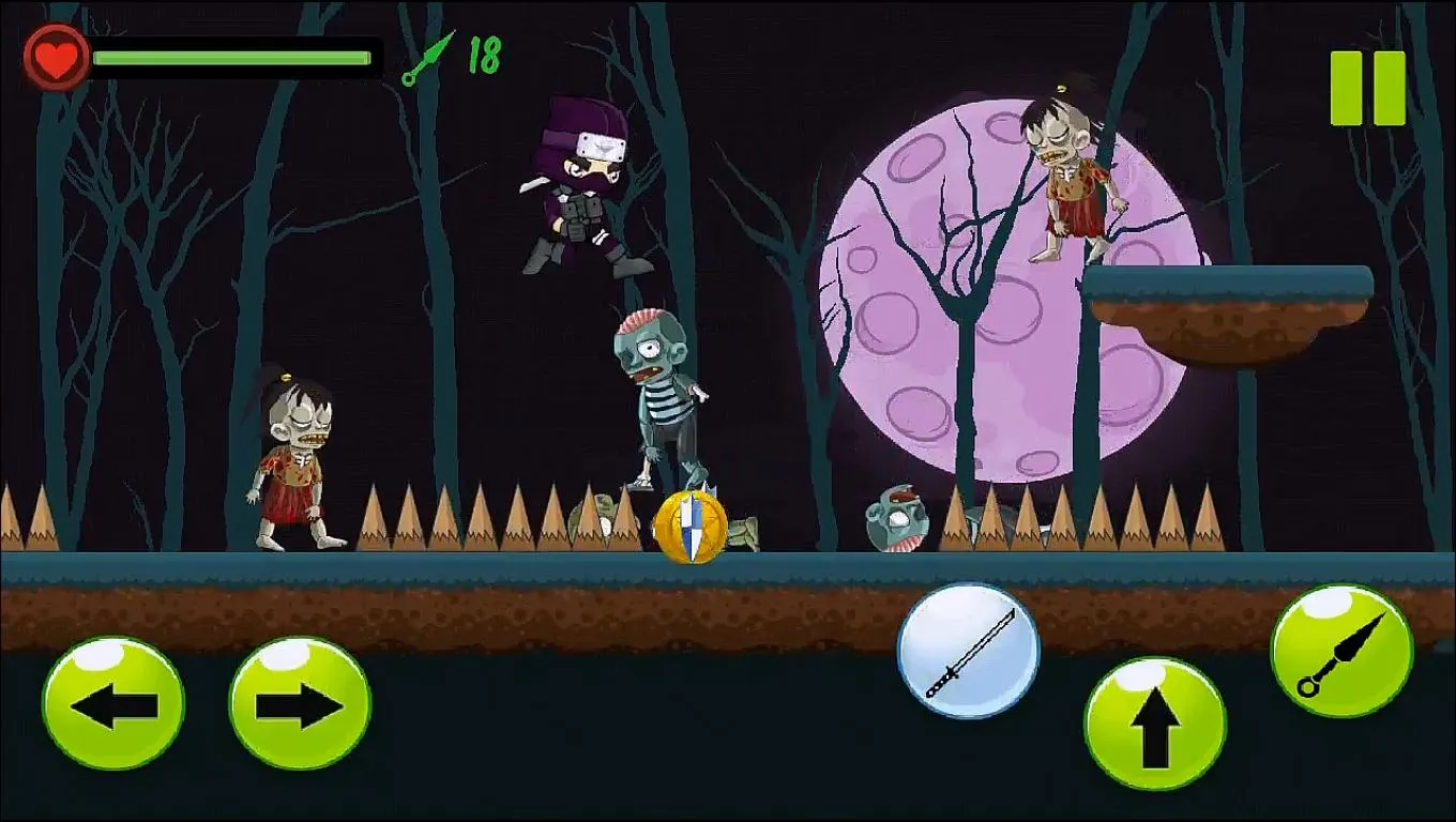 Ninja vs Zombies: Fight Zombie | Indus Appstore | Screenshot