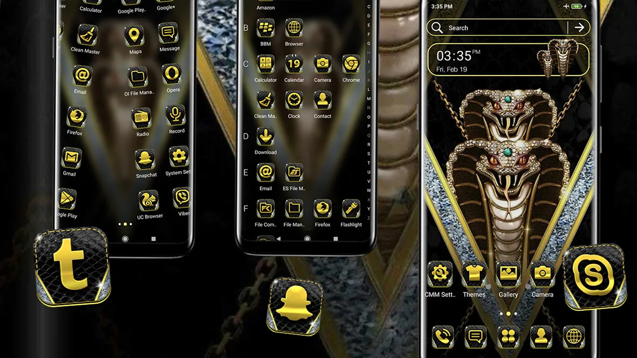 Diamond Cobra Theme | Indus Appstore | Screenshot