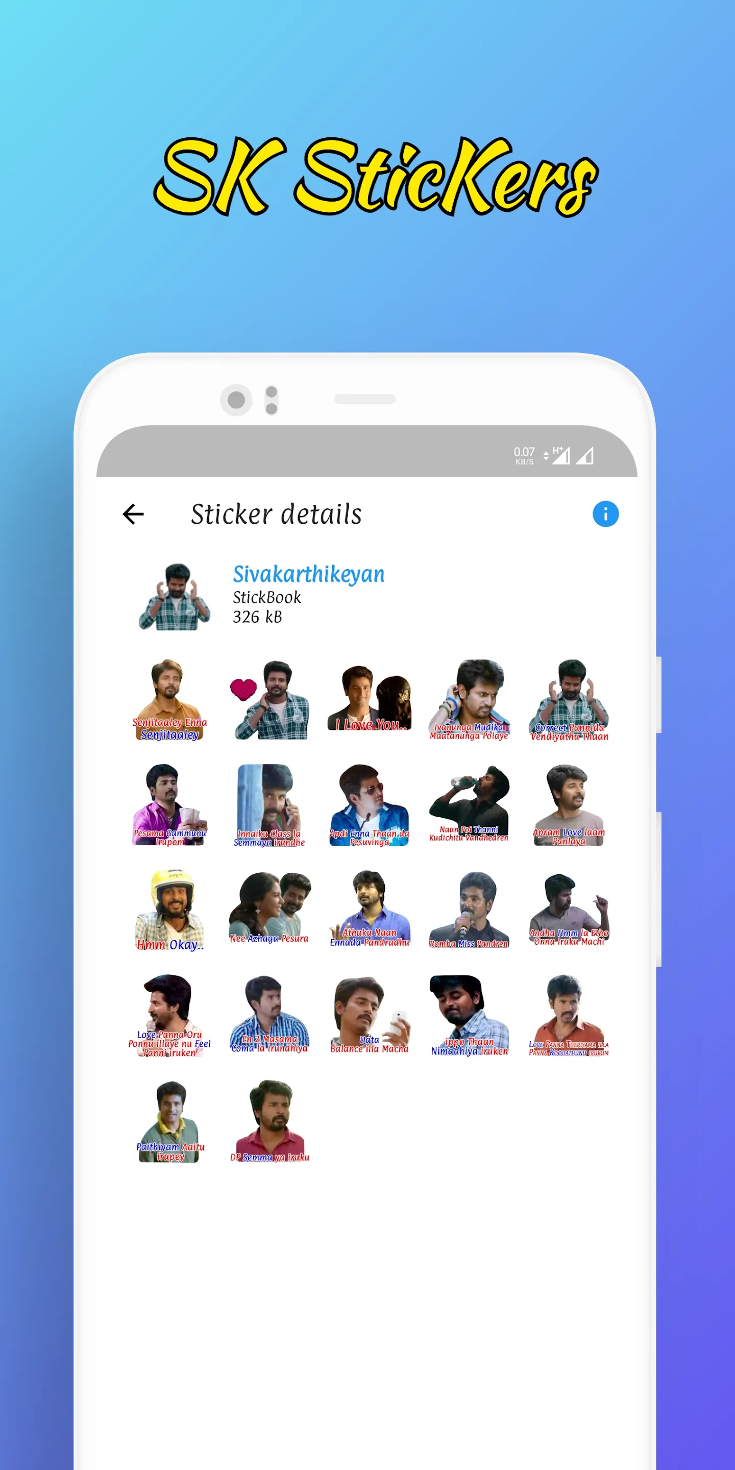 StickBook - Tamil WASticker | Indus Appstore | Screenshot