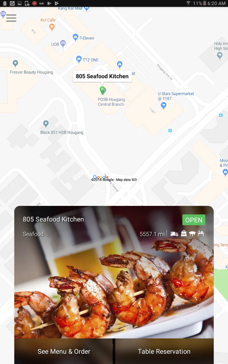 805 Seafood Kitchen | Indus Appstore | Screenshot