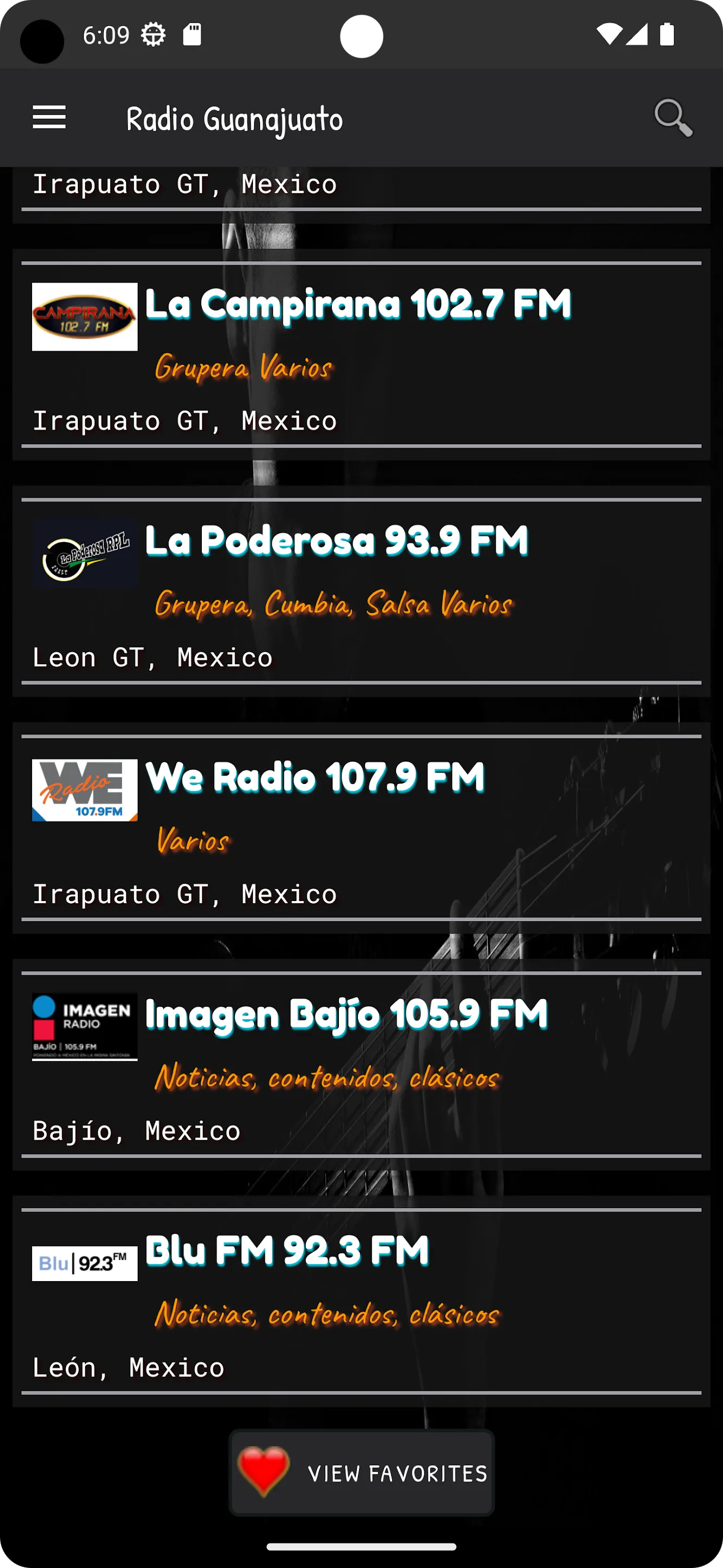 Radio Guanajuato Mexico music | Indus Appstore | Screenshot