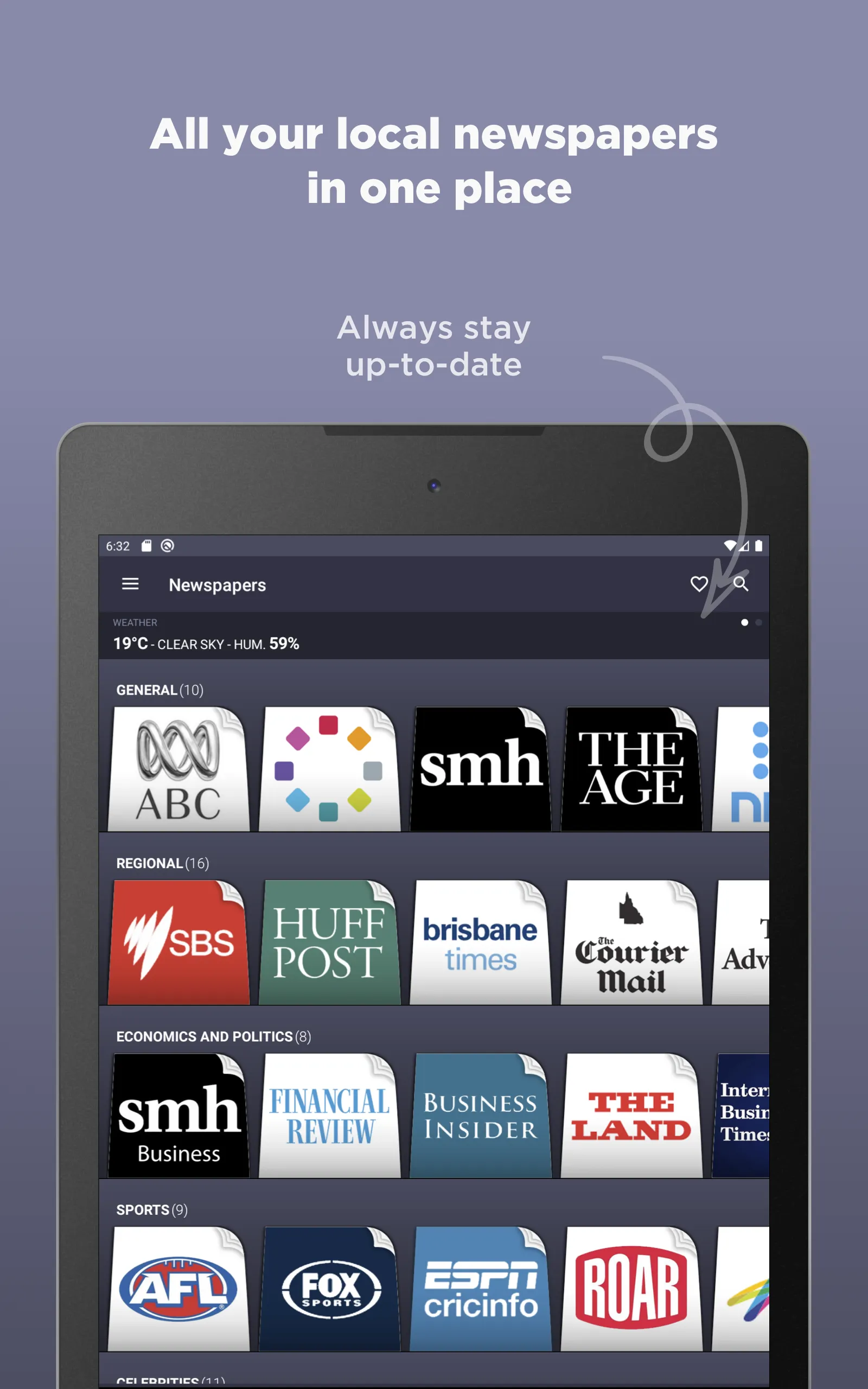 Australian Newspapers | Indus Appstore | Screenshot