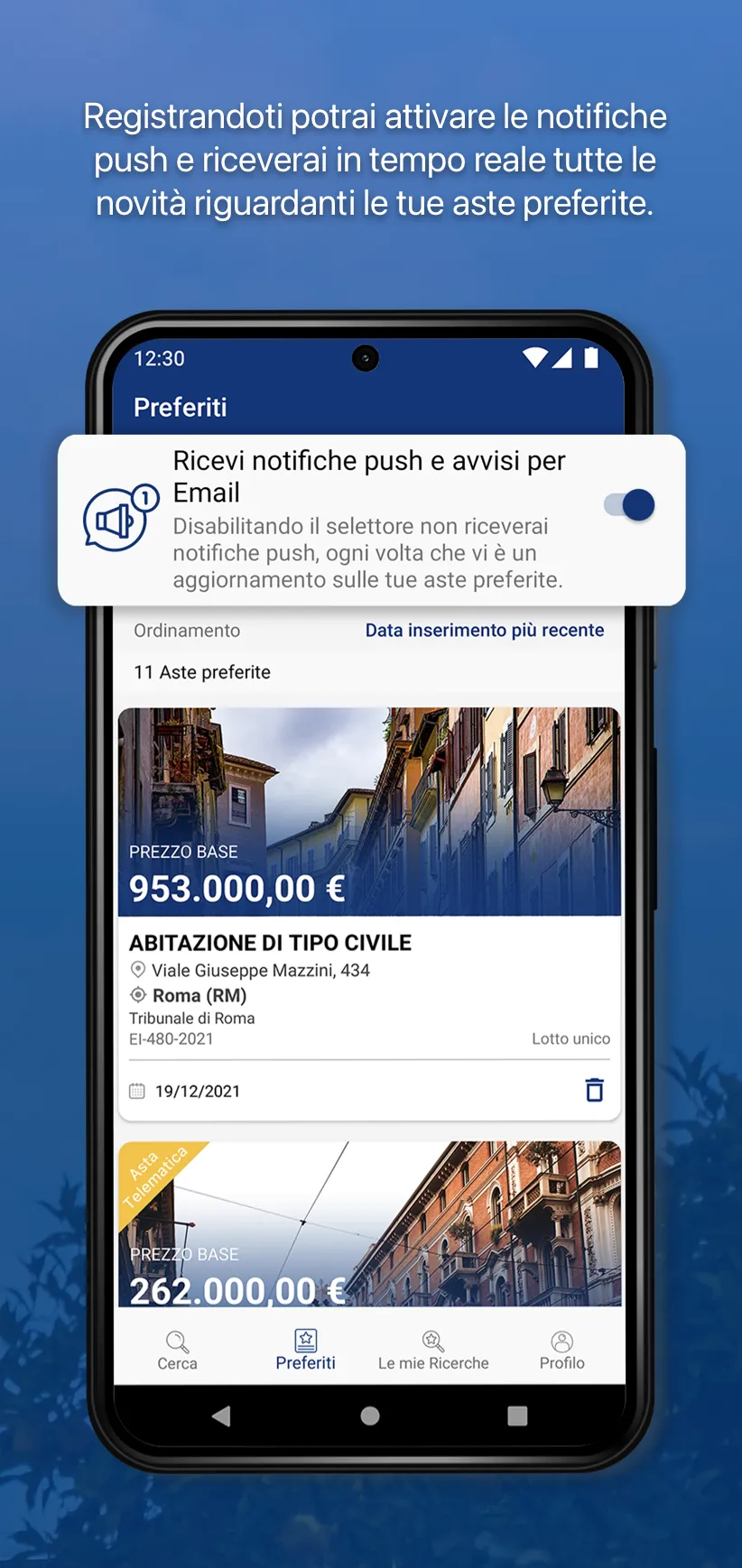 Aste Giudiziarie | Indus Appstore | Screenshot