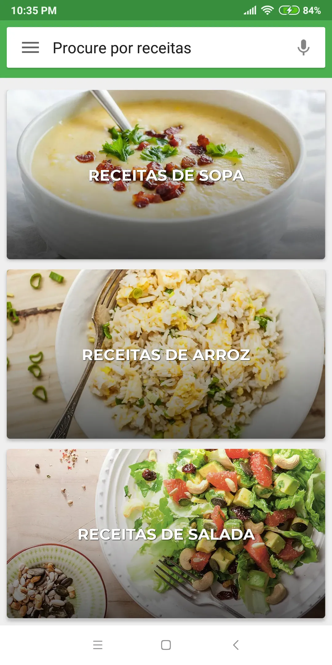 All recipes in Português | Indus Appstore | Screenshot