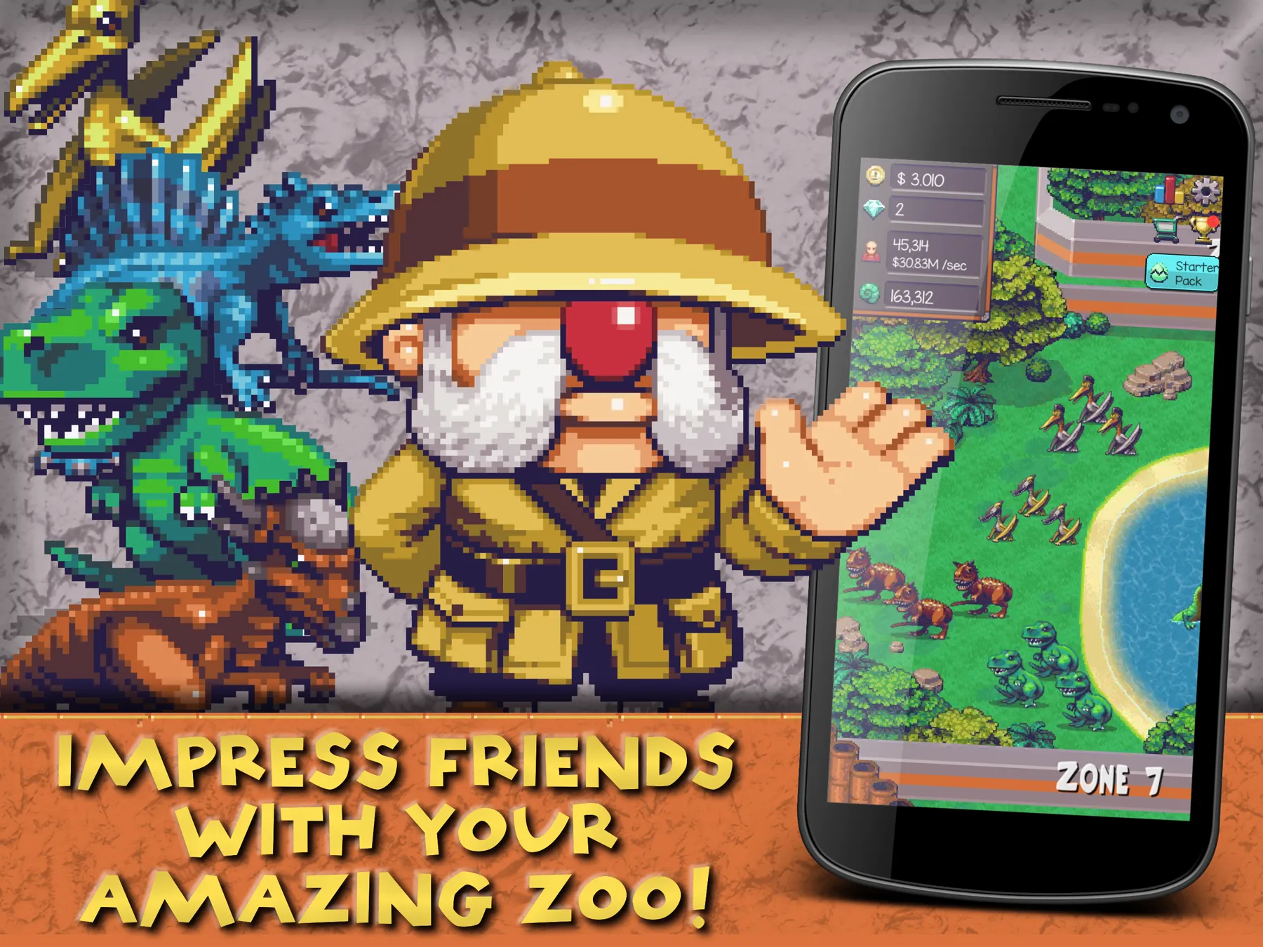 Idle Dino Zoo | Indus Appstore | Screenshot