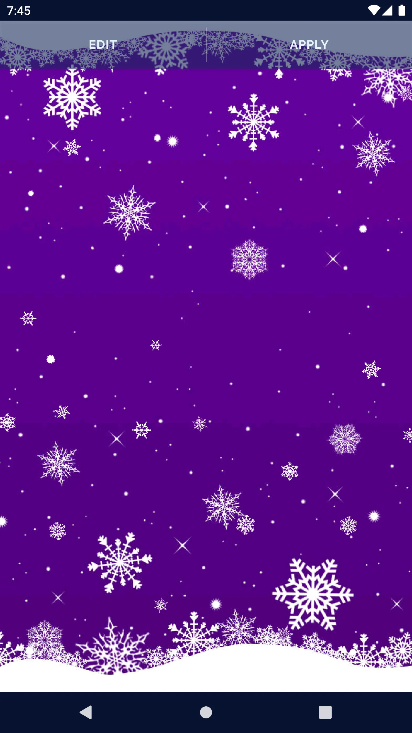 Ice Snowflakes Snow Wallpapers | Indus Appstore | Screenshot