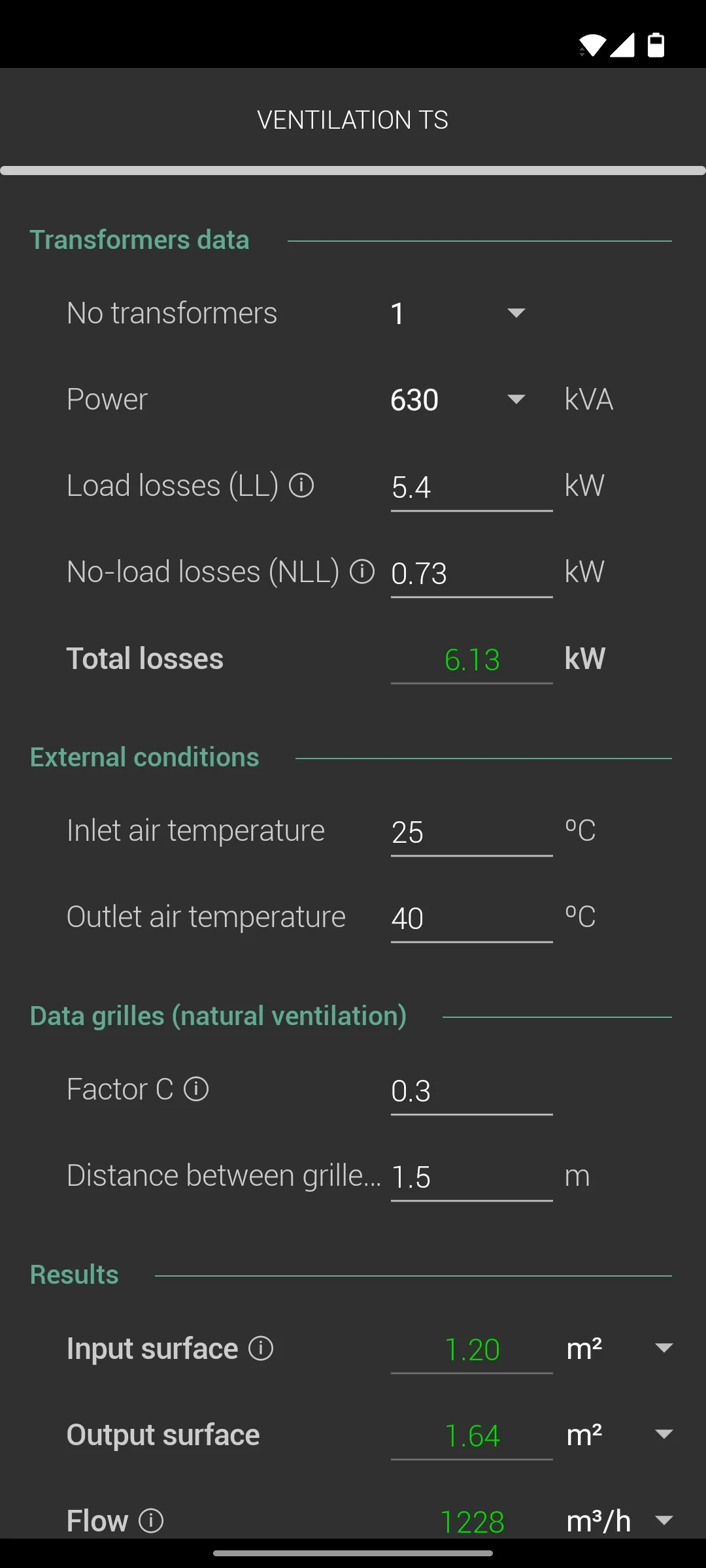 Medium Voltage Calculations | Indus Appstore | Screenshot