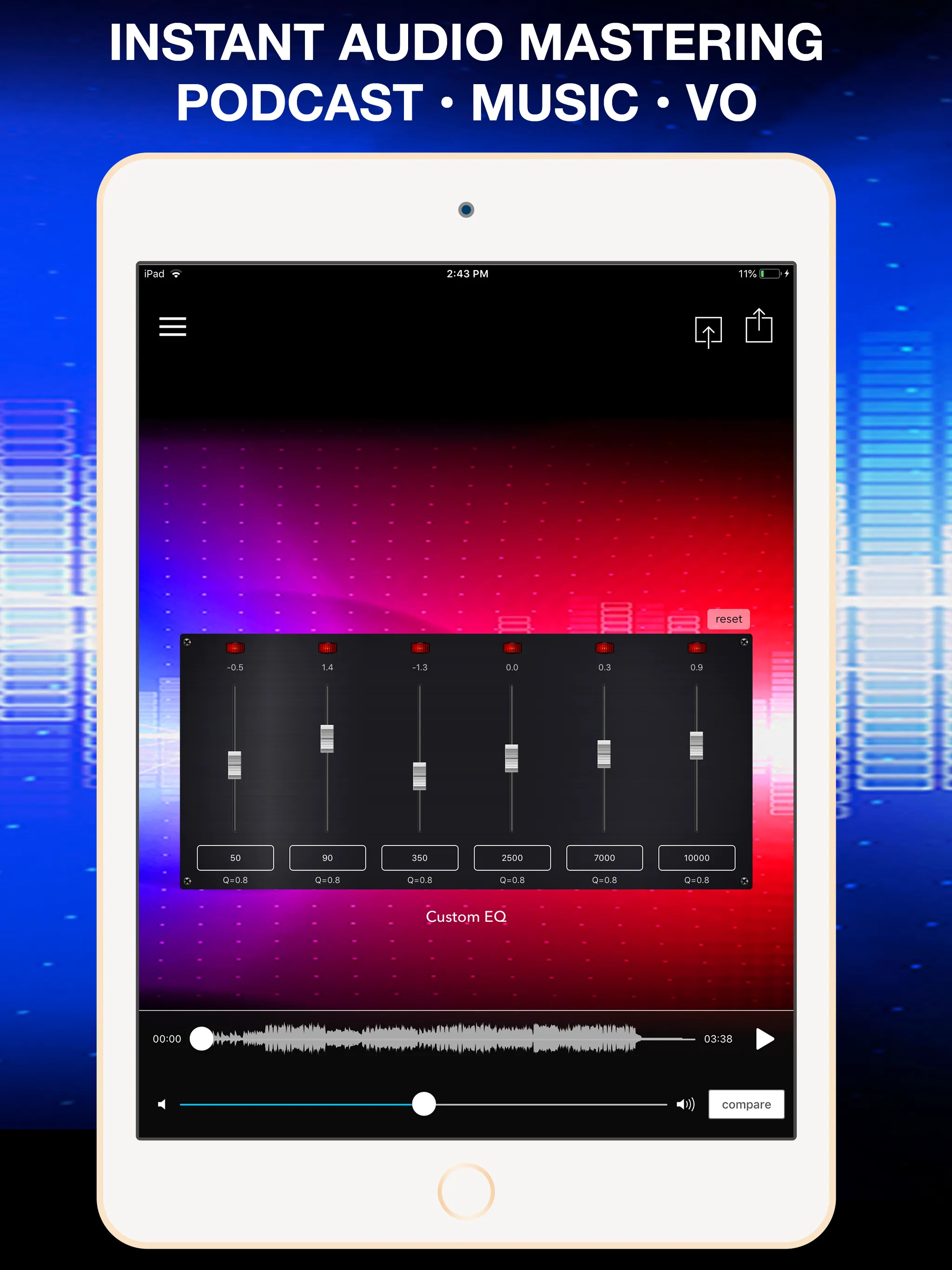 AudioMaster: Audio Mastering | Indus Appstore | Screenshot