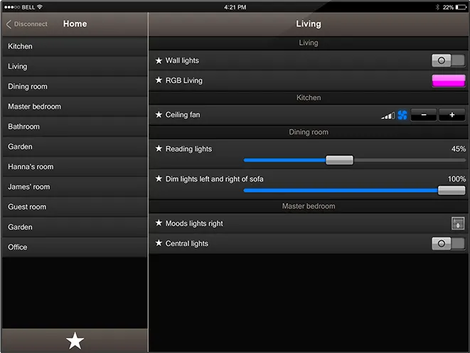 TELETASK iSGUI V2.6 | Indus Appstore | Screenshot