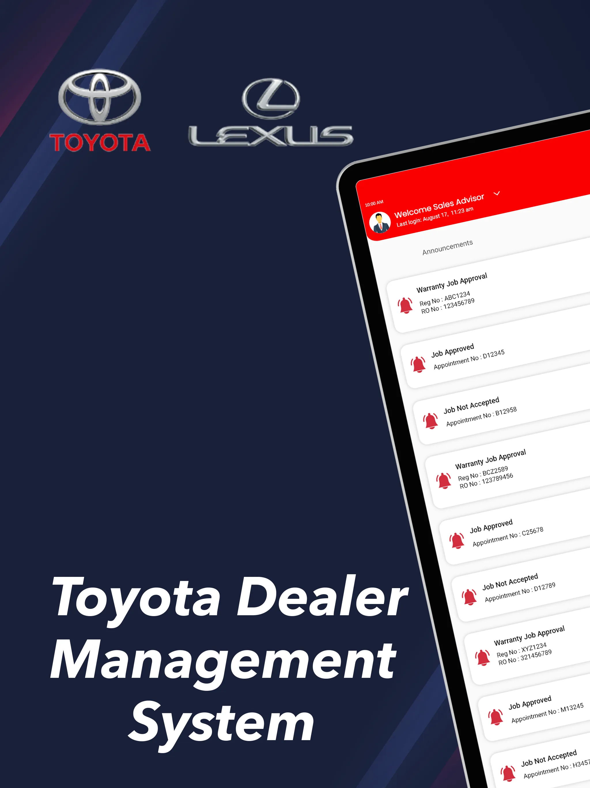 Toyota DMS | Indus Appstore | Screenshot