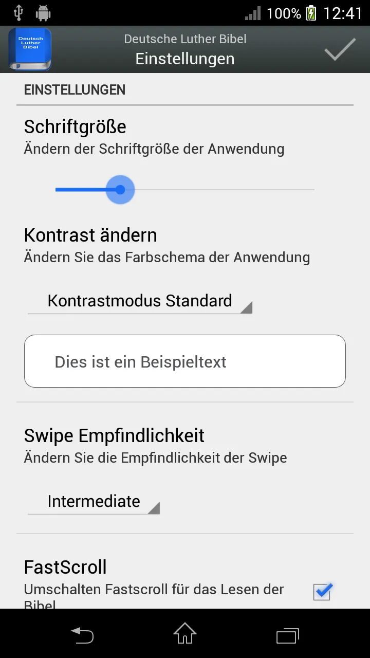 Deutsch Luther Bibel | Indus Appstore | Screenshot