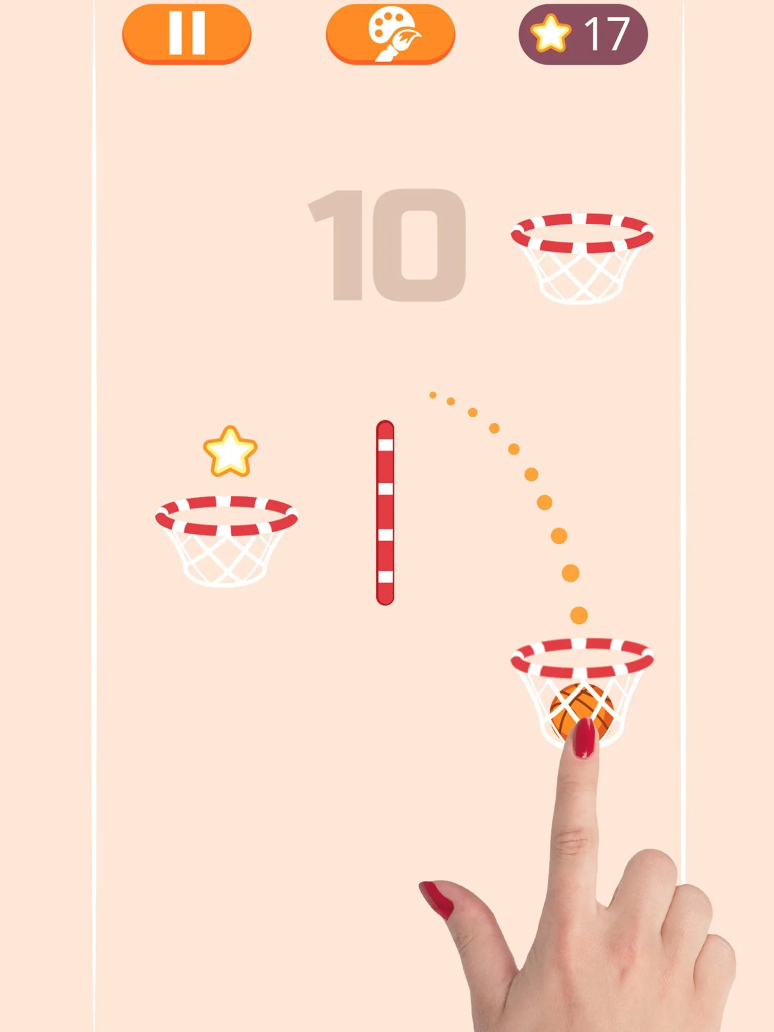 On fire : basketball shots | Indus Appstore | Screenshot