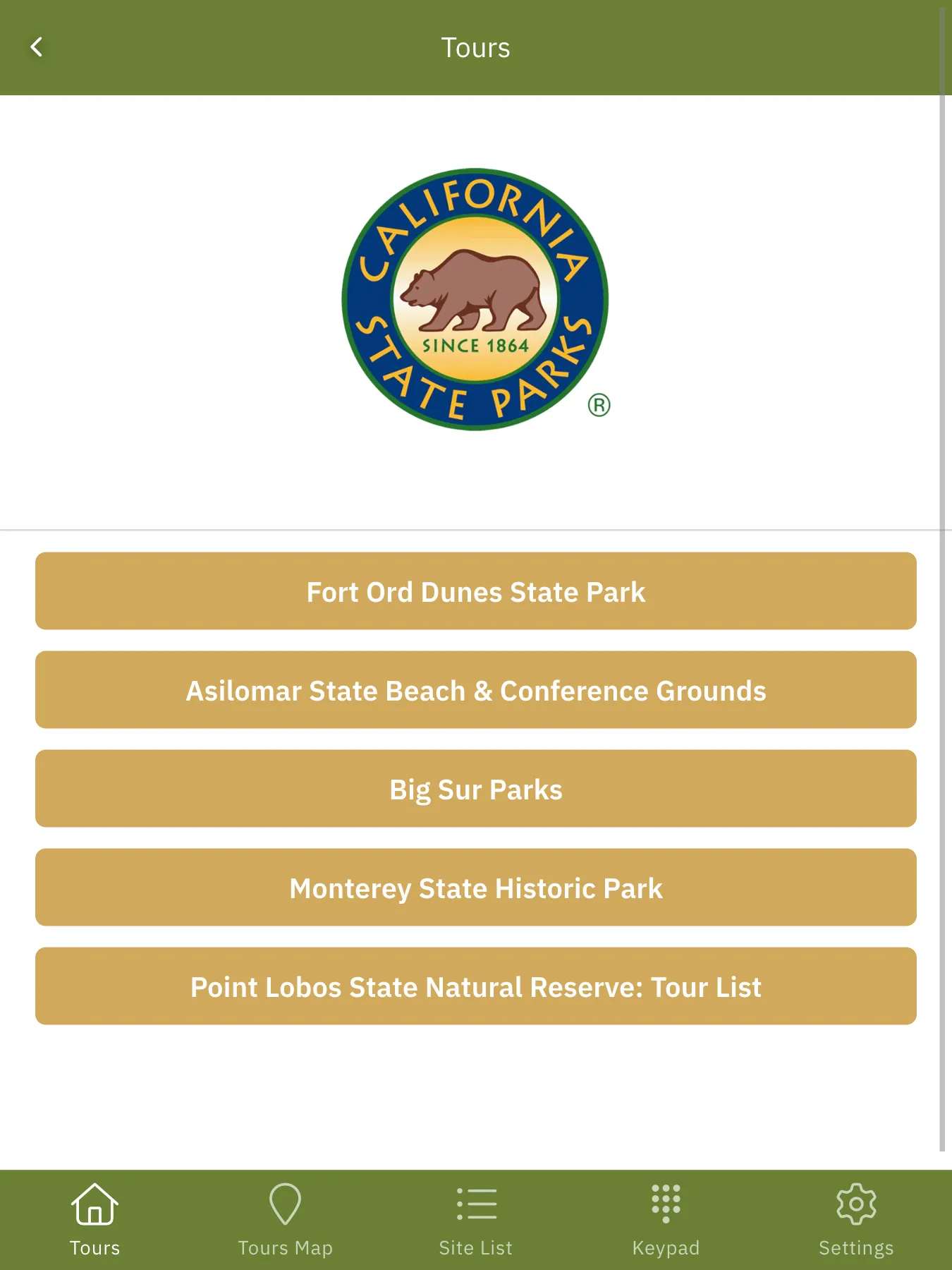 Monterey Area State Parks CA | Indus Appstore | Screenshot