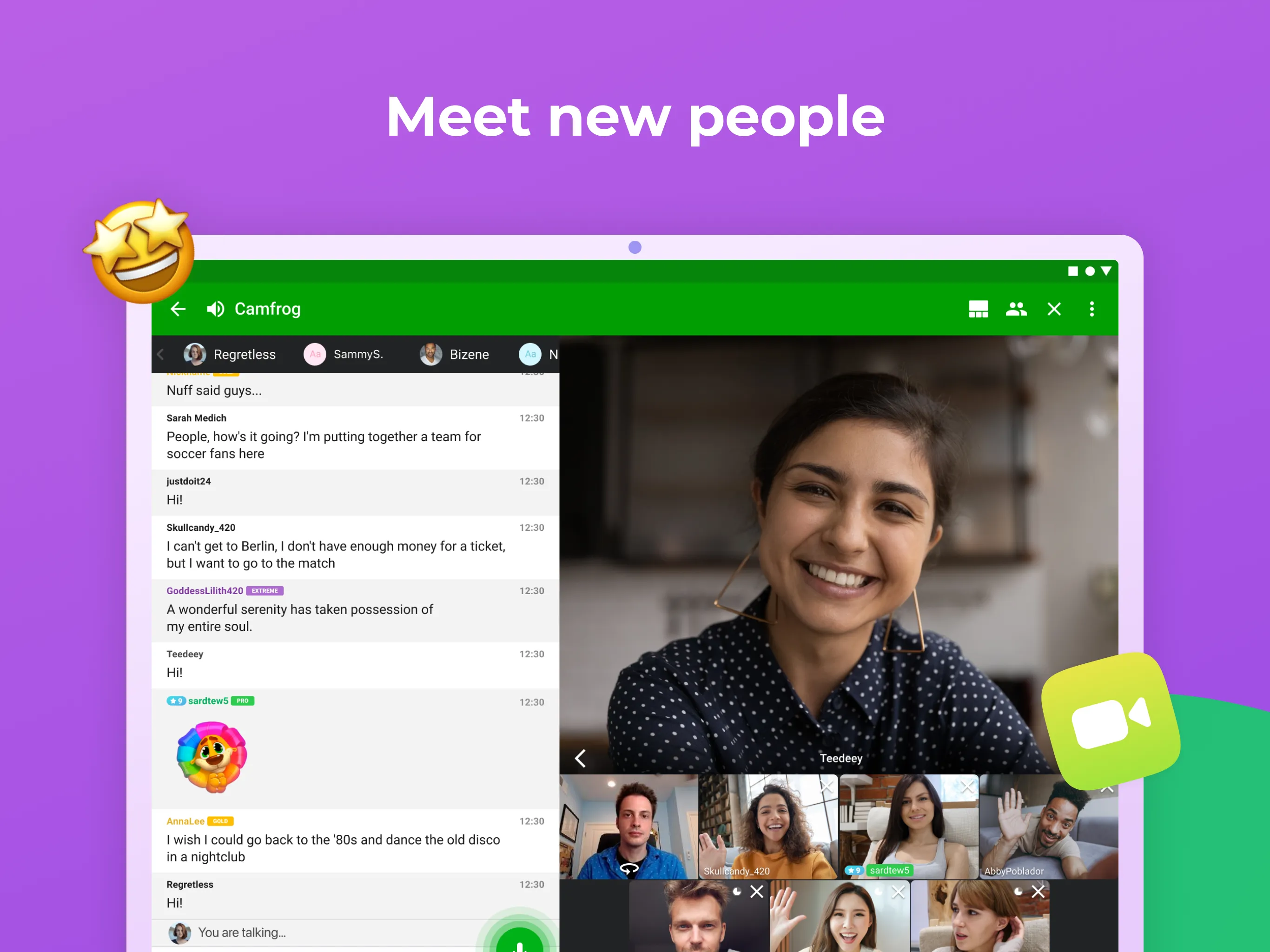 Camfrog: Video Chat Strangers | Indus Appstore | Screenshot