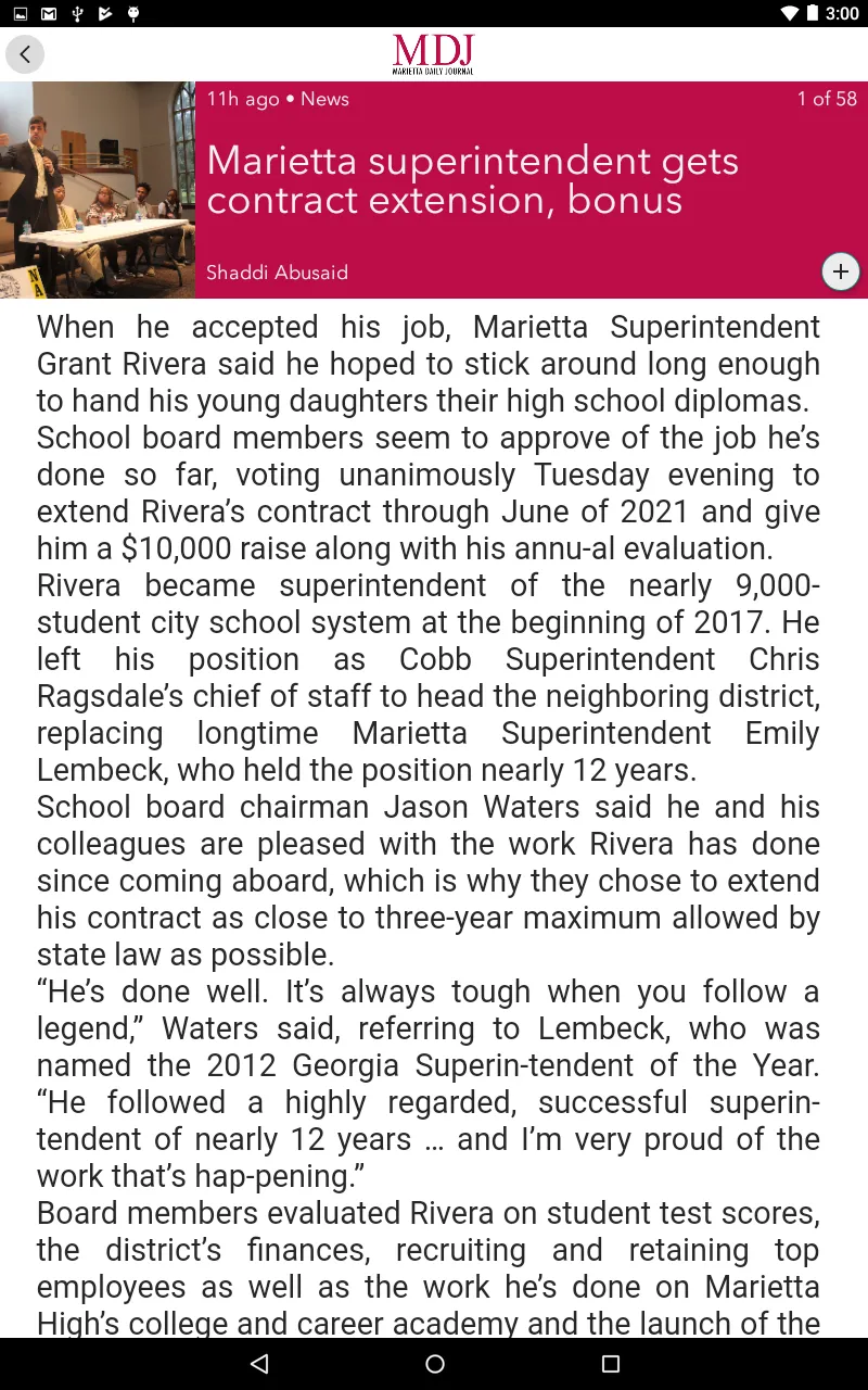 Marietta Daily Journal | Indus Appstore | Screenshot