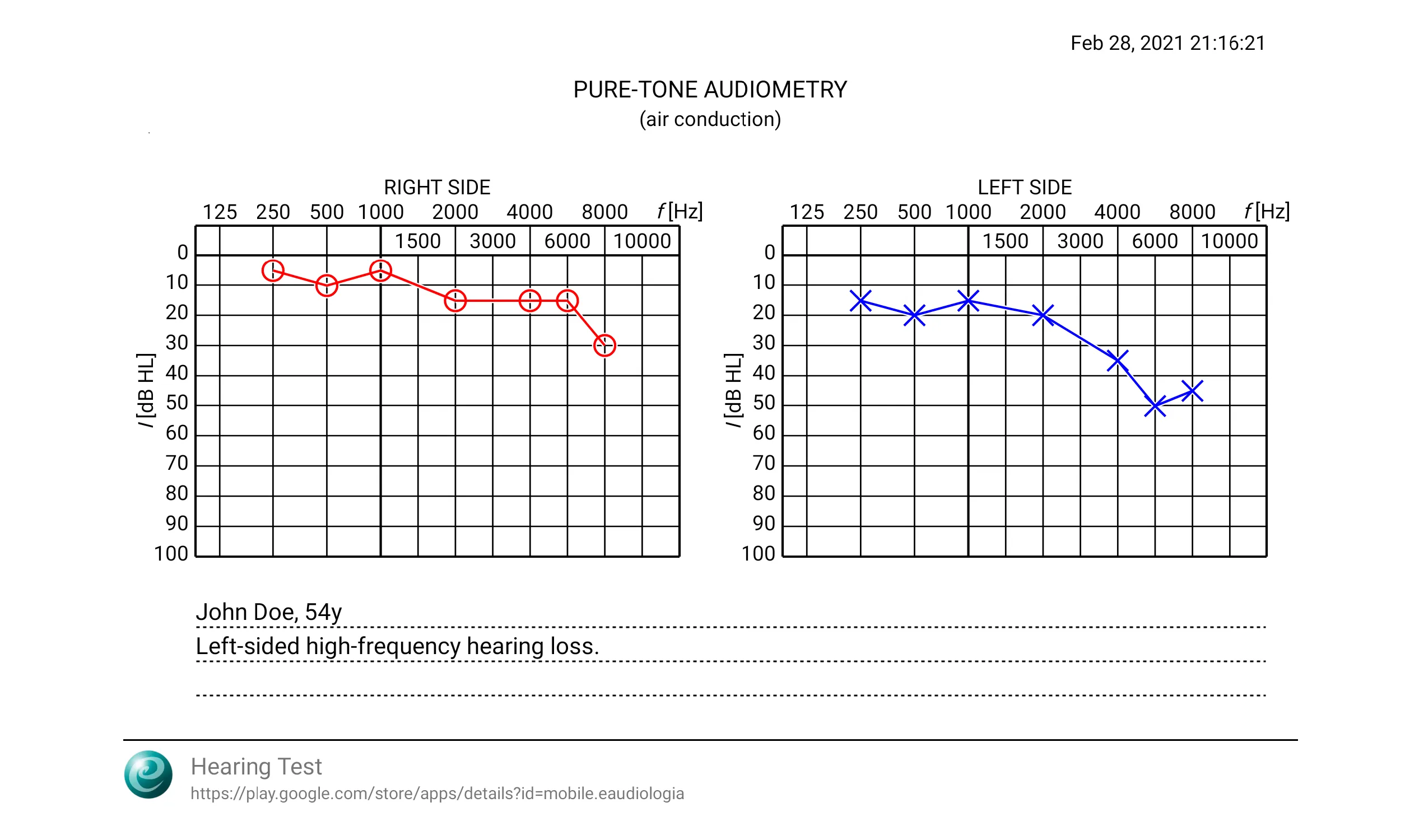 Hearing Test | Indus Appstore | Screenshot