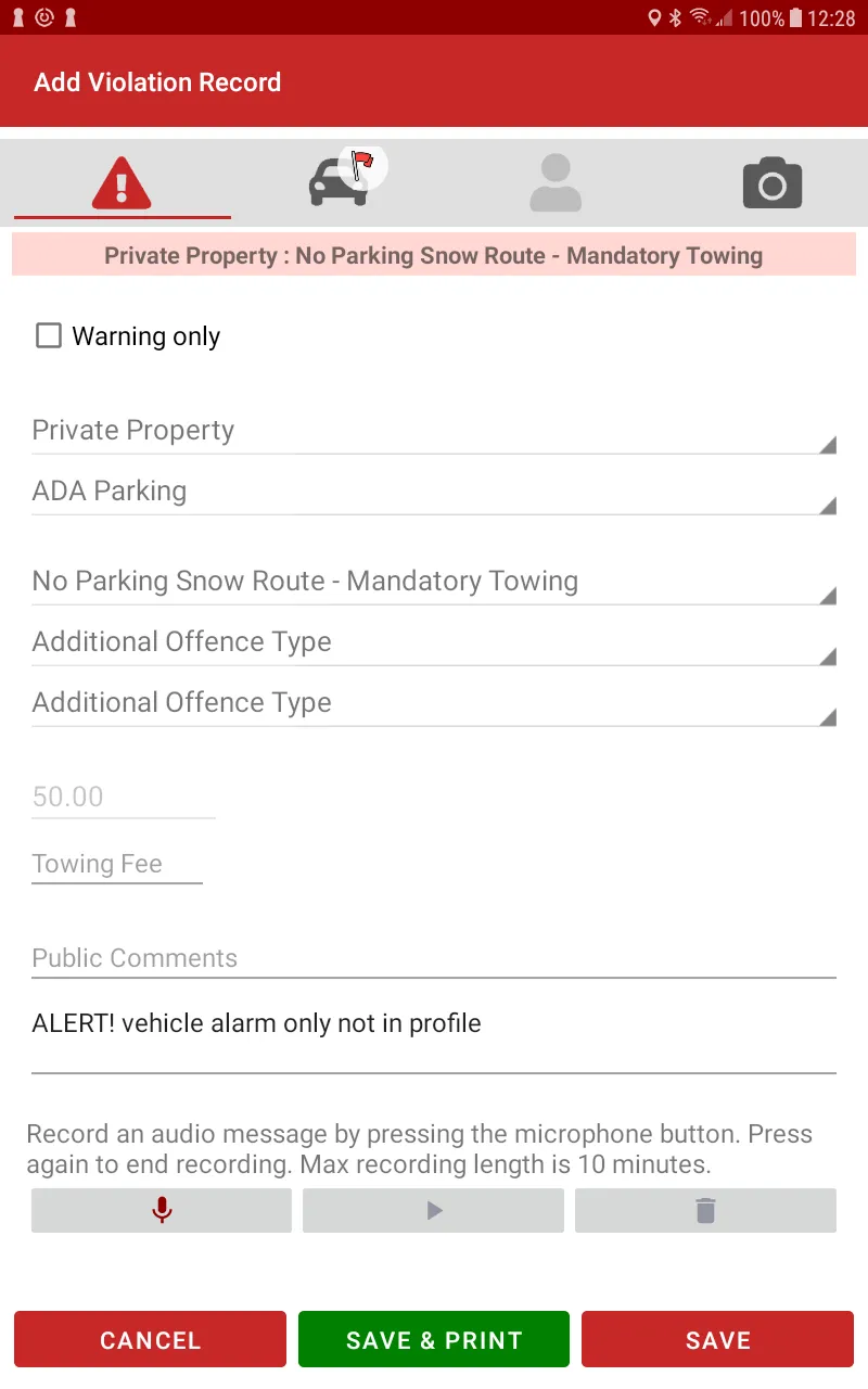 OPS-COM Parking Enforcement | Indus Appstore | Screenshot