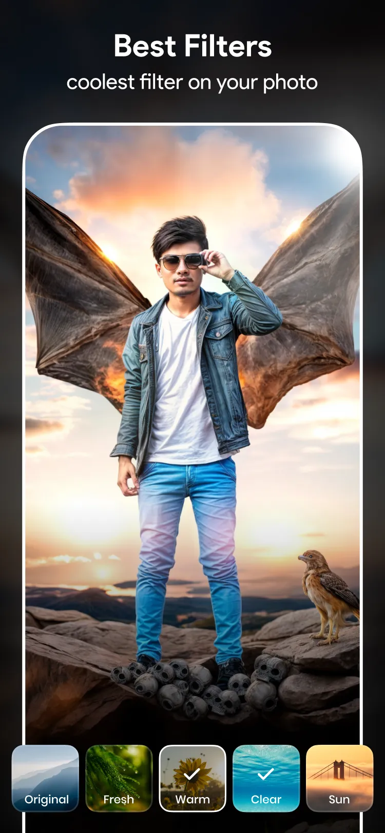 Wings Photo Editor | Indus Appstore | Screenshot