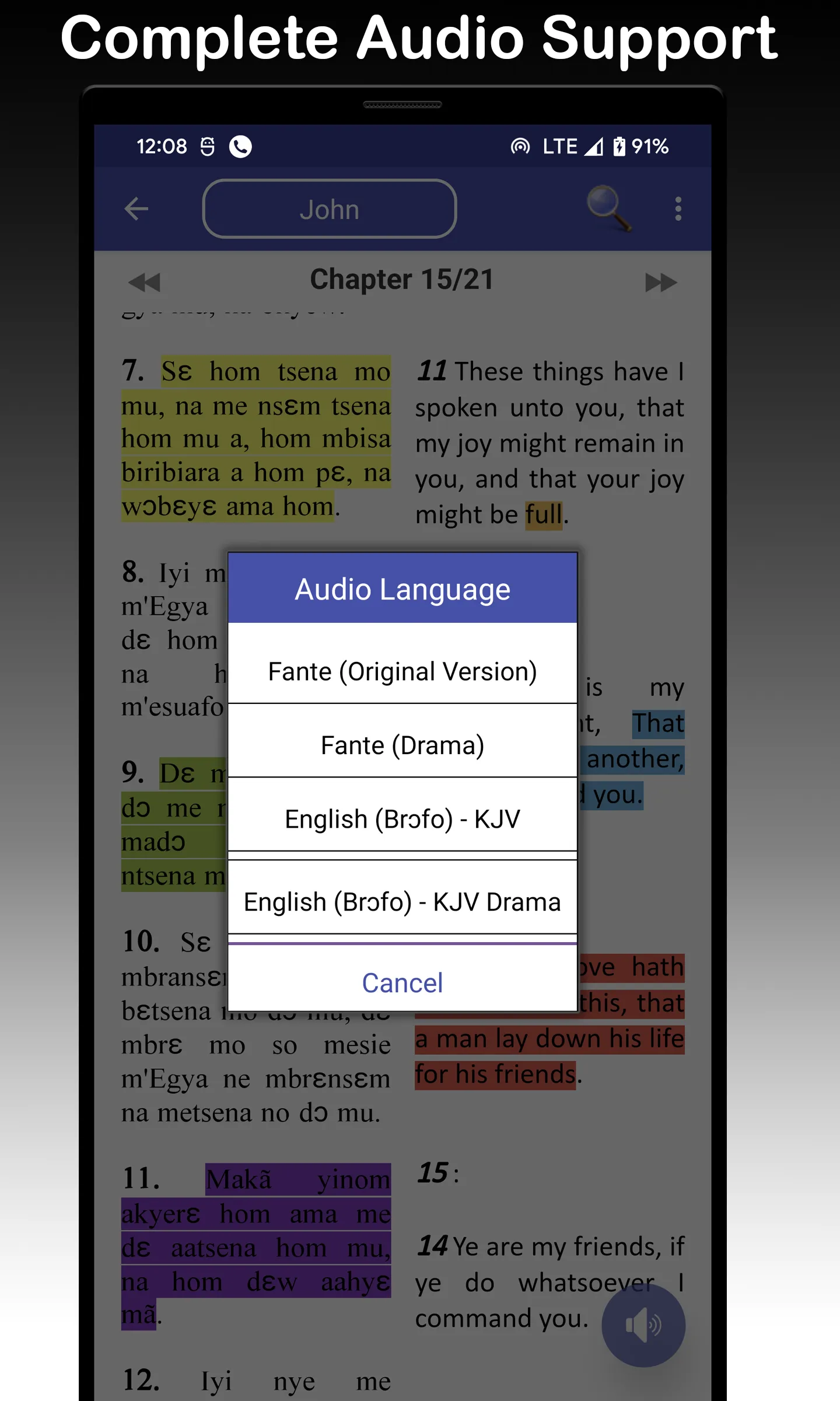 Fante Bible - Fante & English | Indus Appstore | Screenshot