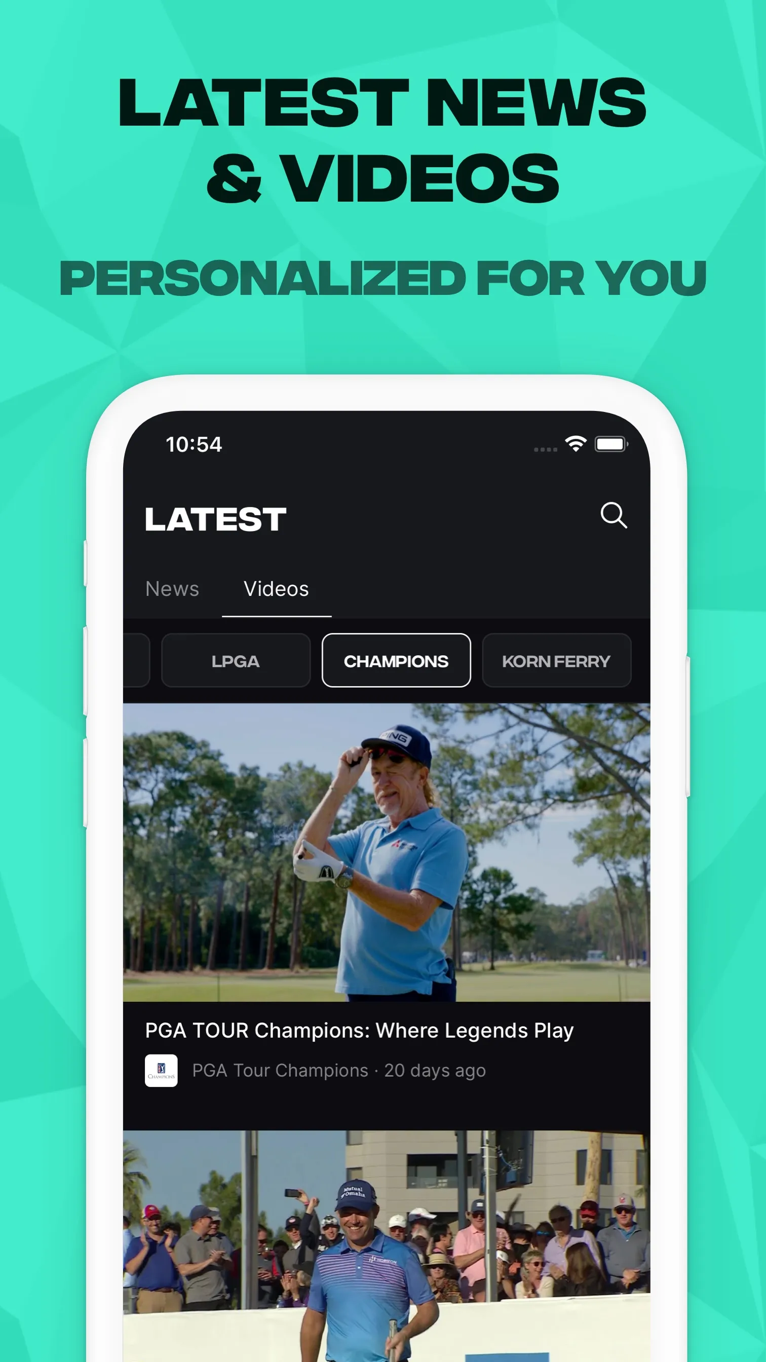 GLF: Golf Live Scores & News | Indus Appstore | Screenshot