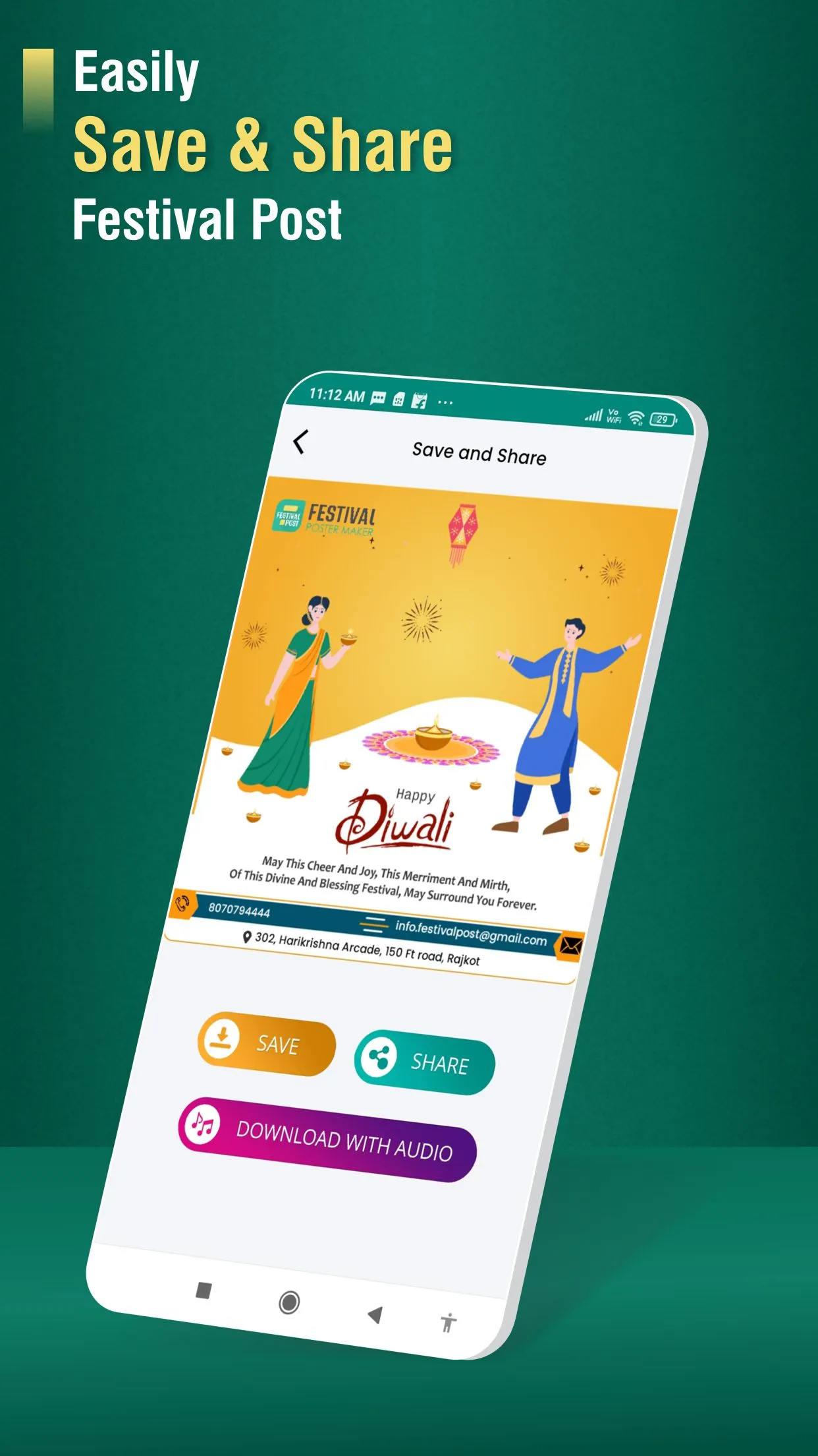 Festival Poster Maker & Post | Indus Appstore | Screenshot