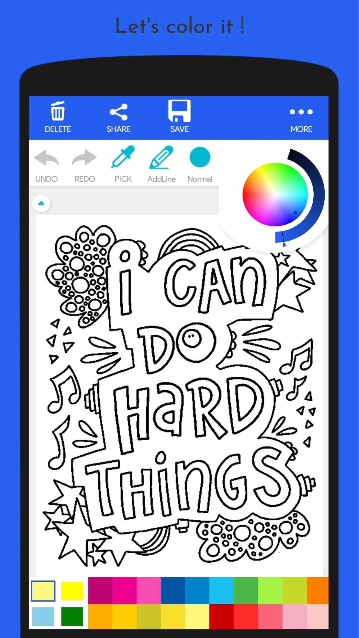 Inspiring Quotes Coloring Book | Indus Appstore | Screenshot