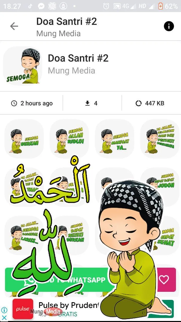 Stiker WA Islami Lengkap | Indus Appstore | Screenshot