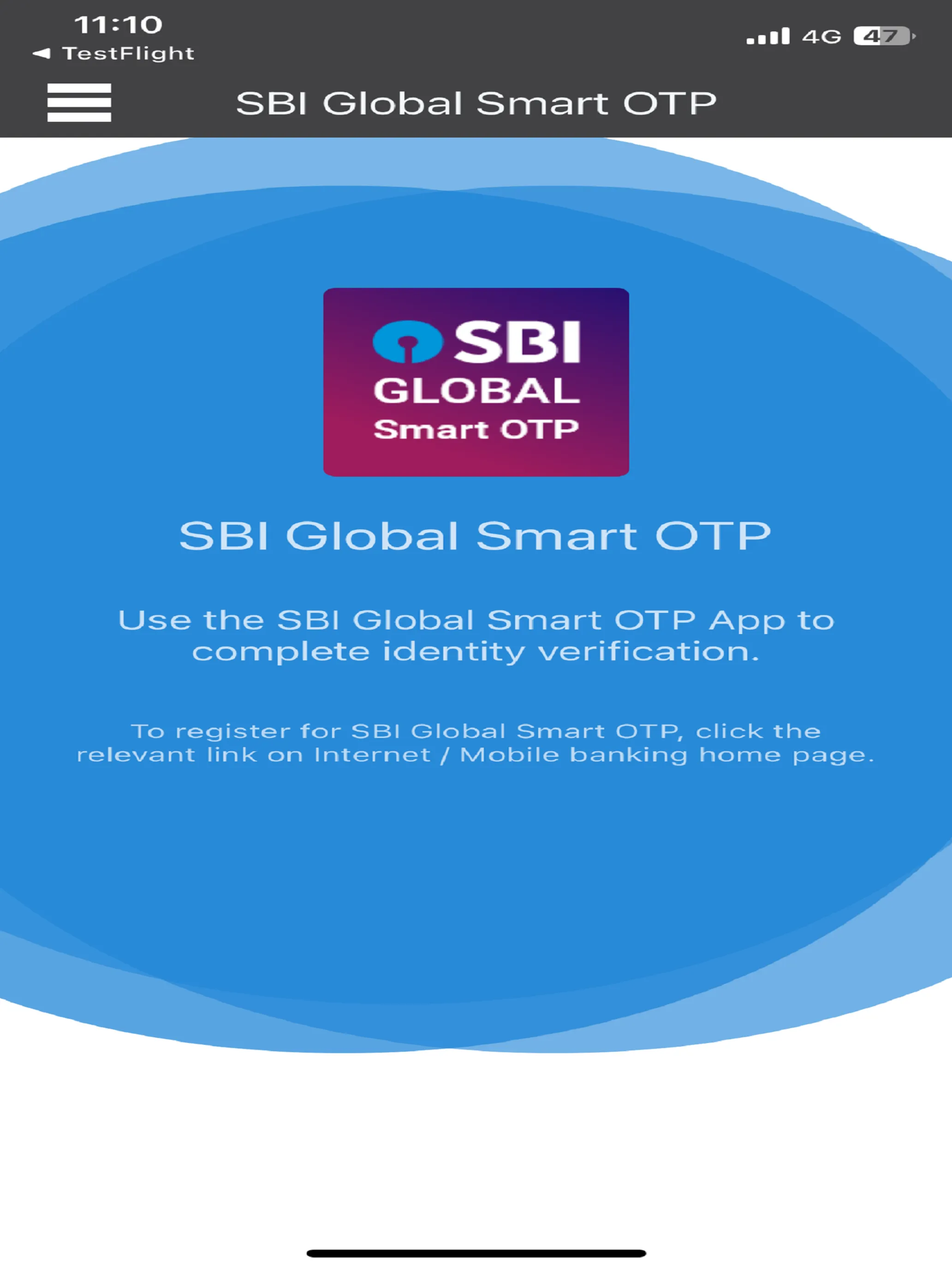 SBI Global Smart OTP | Indus Appstore | Screenshot