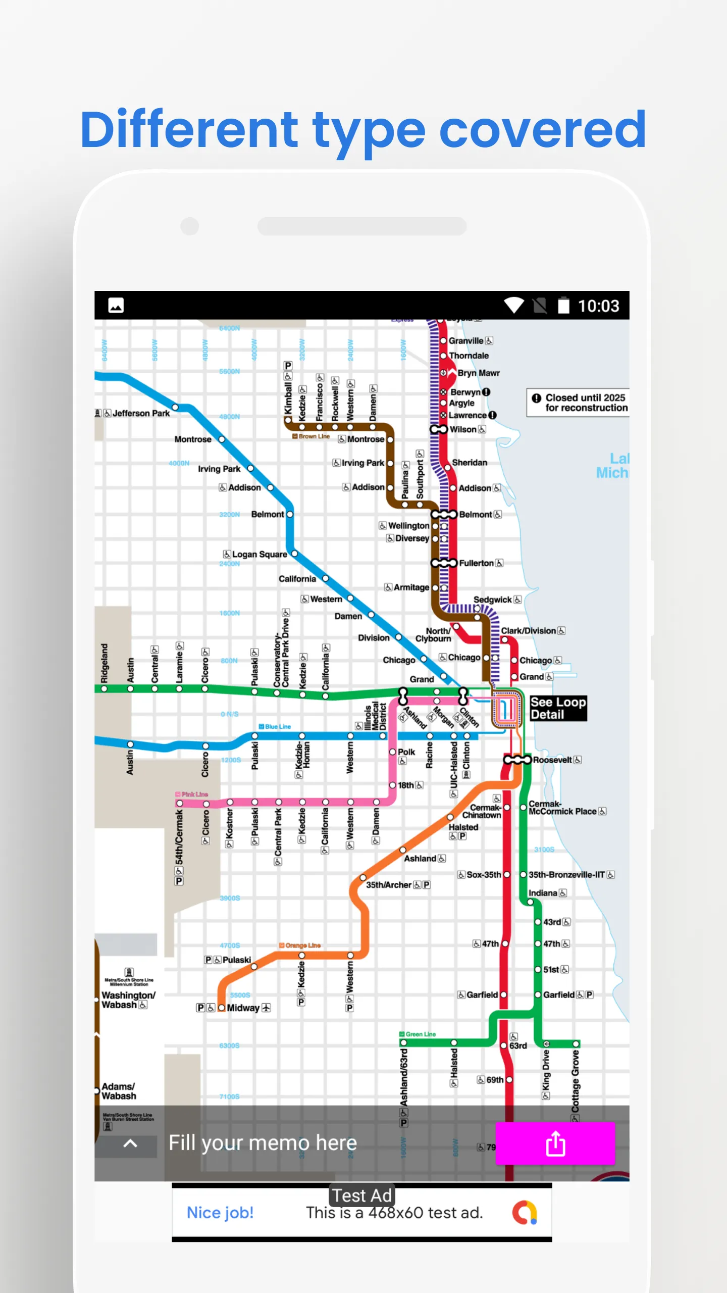 Chicago Bus Train Travel Map | Indus Appstore | Screenshot