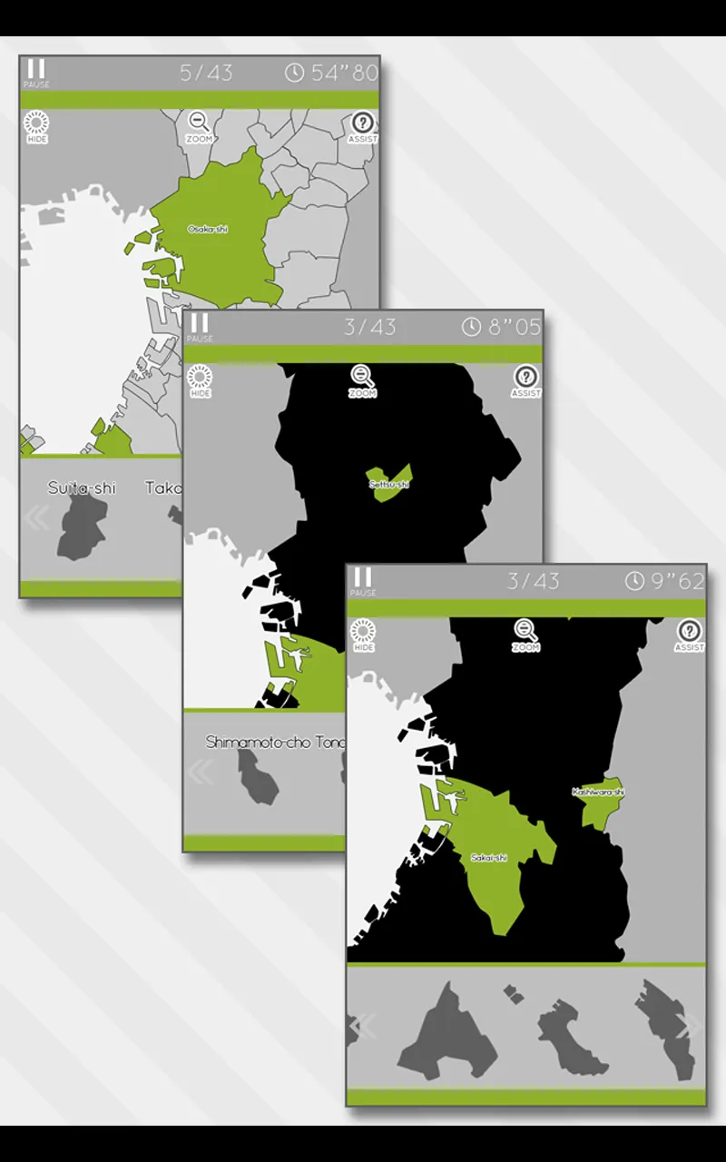 E. Learning Osaka Map Puzzle | Indus Appstore | Screenshot