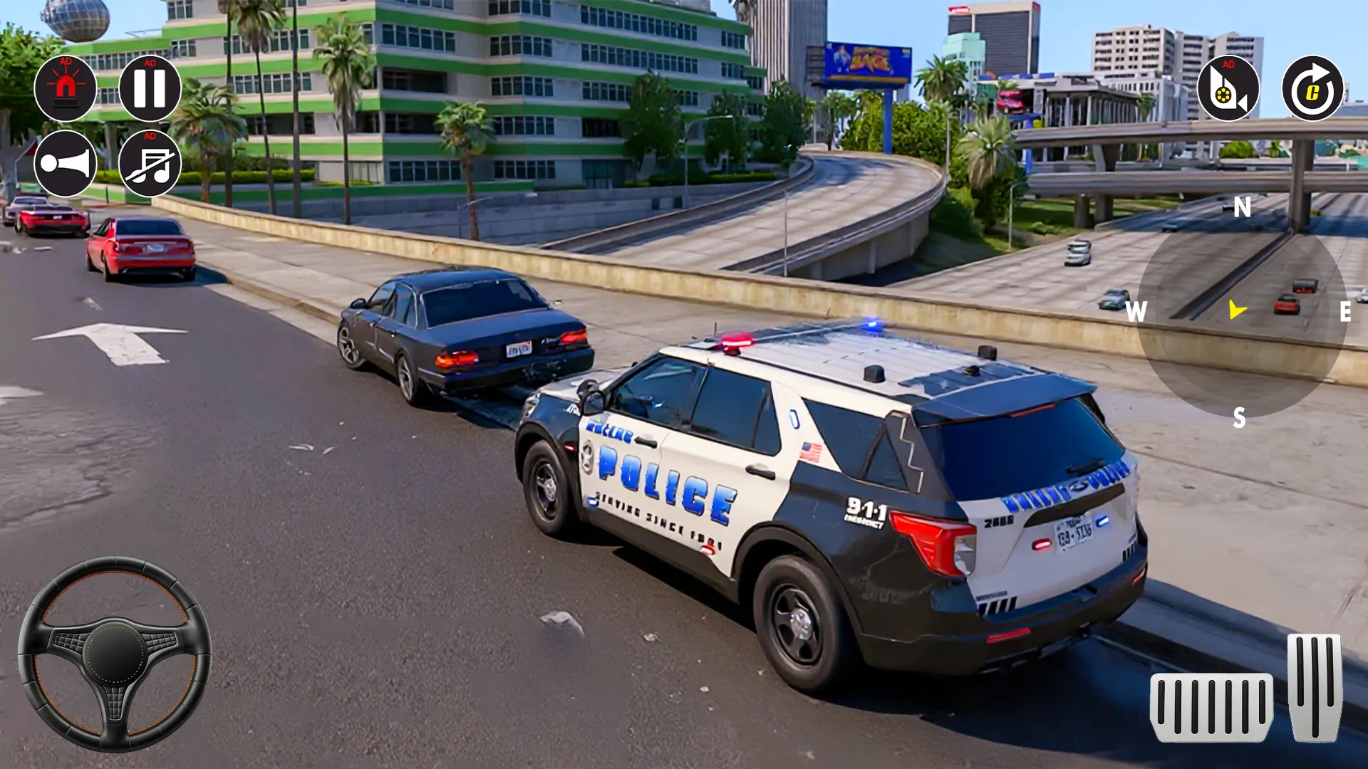 Police Chase Car Game Offline | Indus Appstore | Screenshot